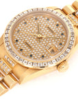 Rolex - Rolex Datejust Ref. 68058 with Pave Diamond and Sapphire Dial - The Keystone Watches