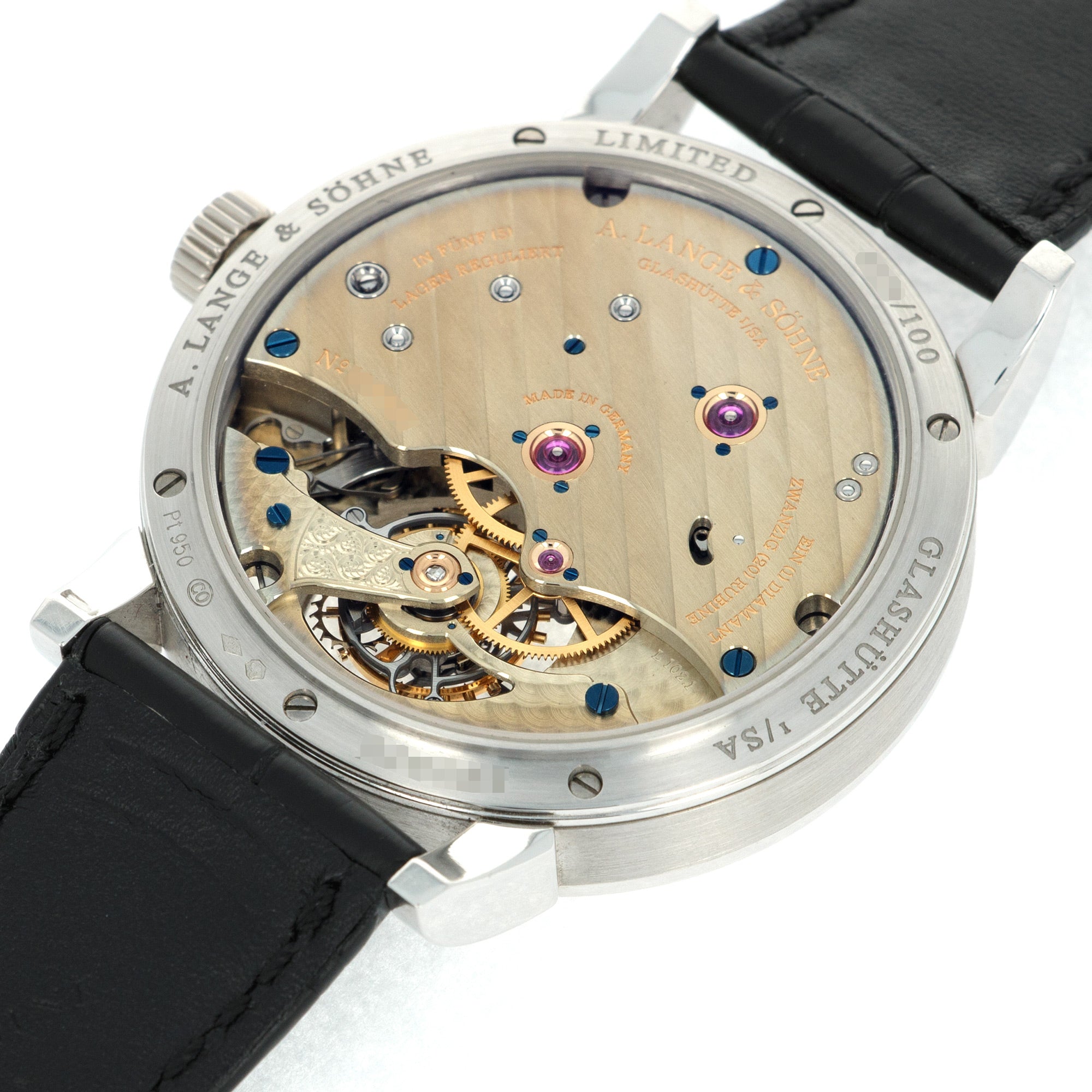 A. Lange &amp; Sohne - A. Lange &amp; Sohne Platinum 1815 Tourbillon Watch Ref. 730.025 - The Keystone Watches