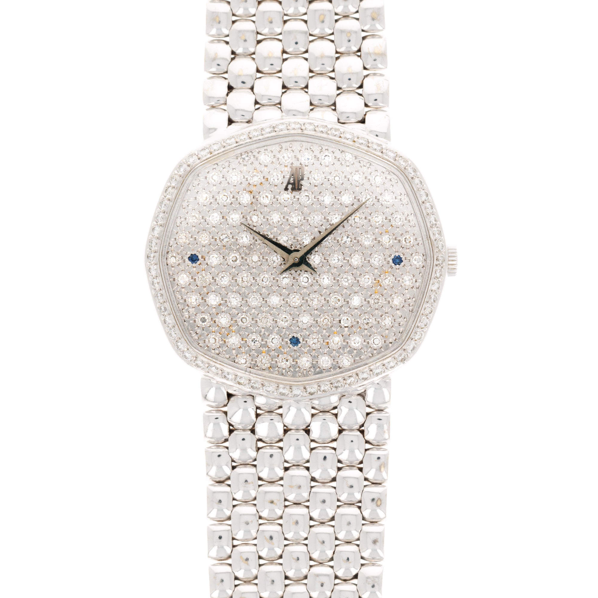 Audemars Piguet - Audemars Piguet White Gold Bracelet Watch with Diamond Dial - The Keystone Watches