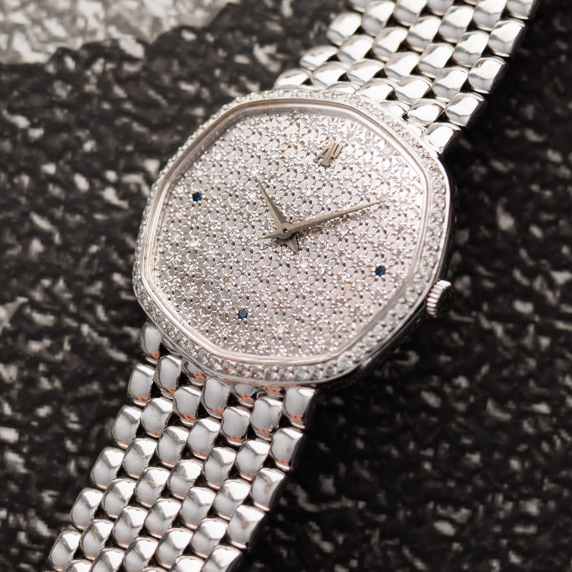 Audemars Piguet - Audemars Piguet White Gold Bracelet Watch with Diamond Dial - The Keystone Watches