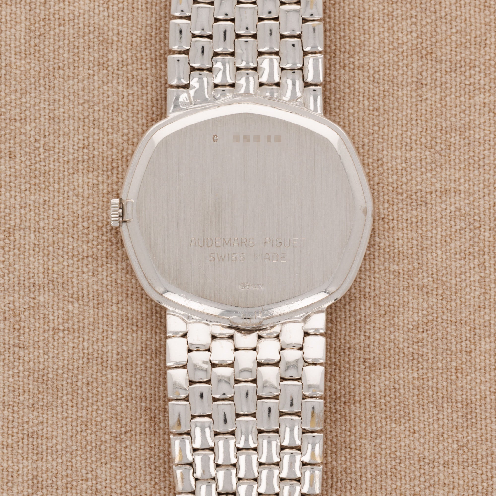 Audemars Piguet - Audemars Piguet White Gold Bracelet Watch with Diamond Dial - The Keystone Watches