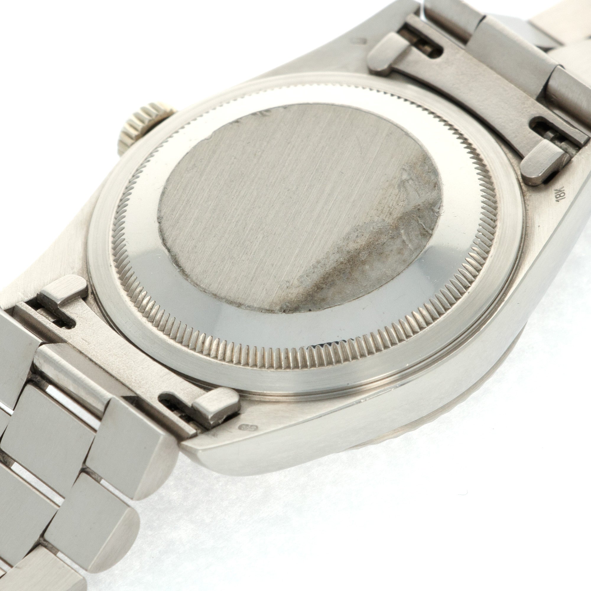 Rolex - Rolex Day-Date White Gold Ref. 18239 with Blue Diamond Dial and Original Papers - The Keystone Watches