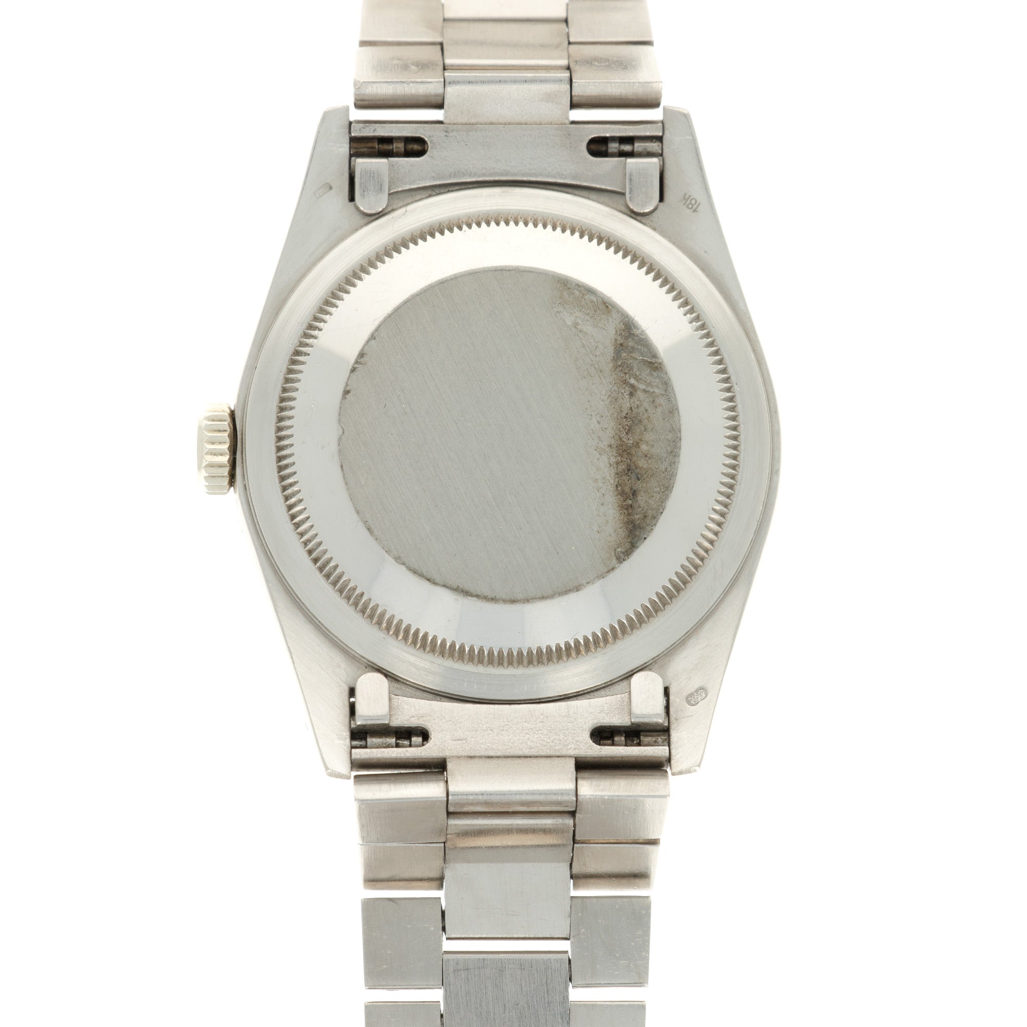 Rolex - Rolex Day-Date White Gold Ref. 18239 with Blue Diamond Dial and Original Papers - The Keystone Watches