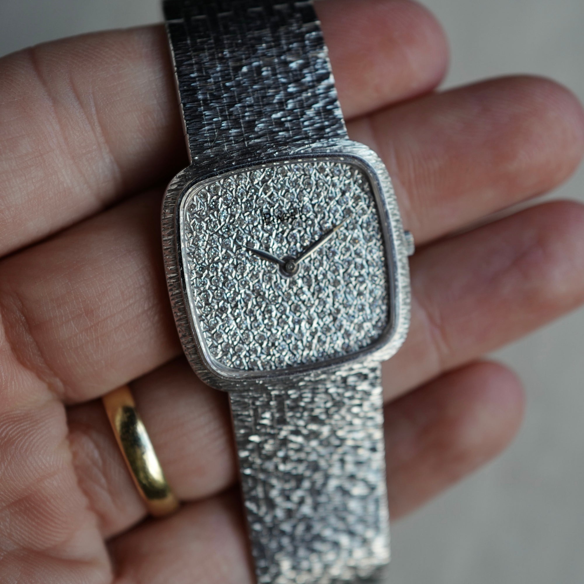 Piaget - Piaget White Gold Diamond Dial Ref. 9771 - The Keystone Watches