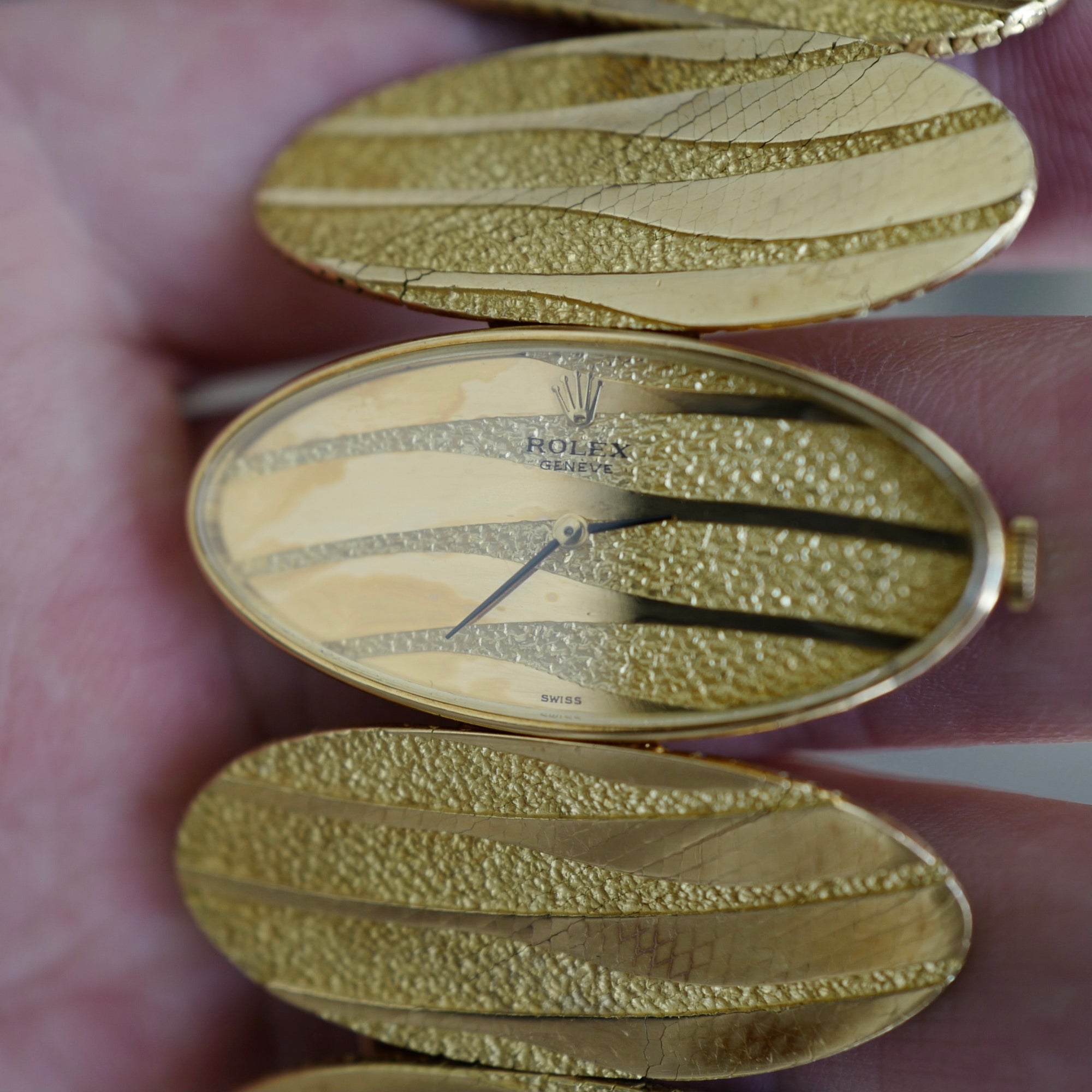 Rolex - Rolex Yellow Gold Optical Bracelet Watch by George LEnfant - The Keystone Watches