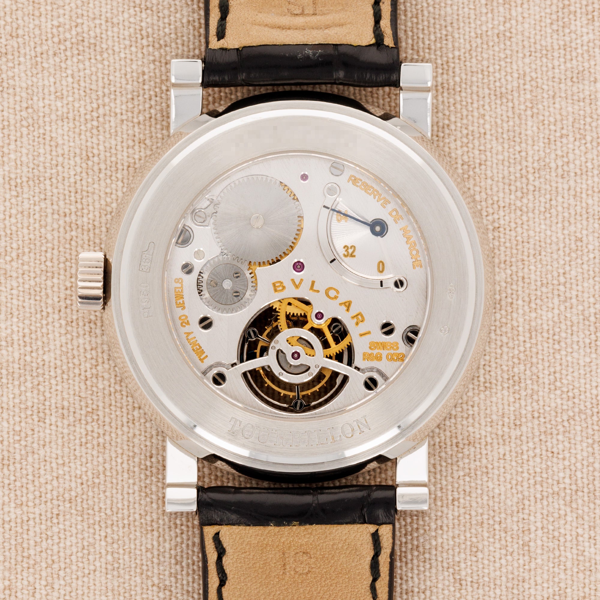 Bulgari - Bulgari Platinum Tourbillon Watch - The Keystone Watches
