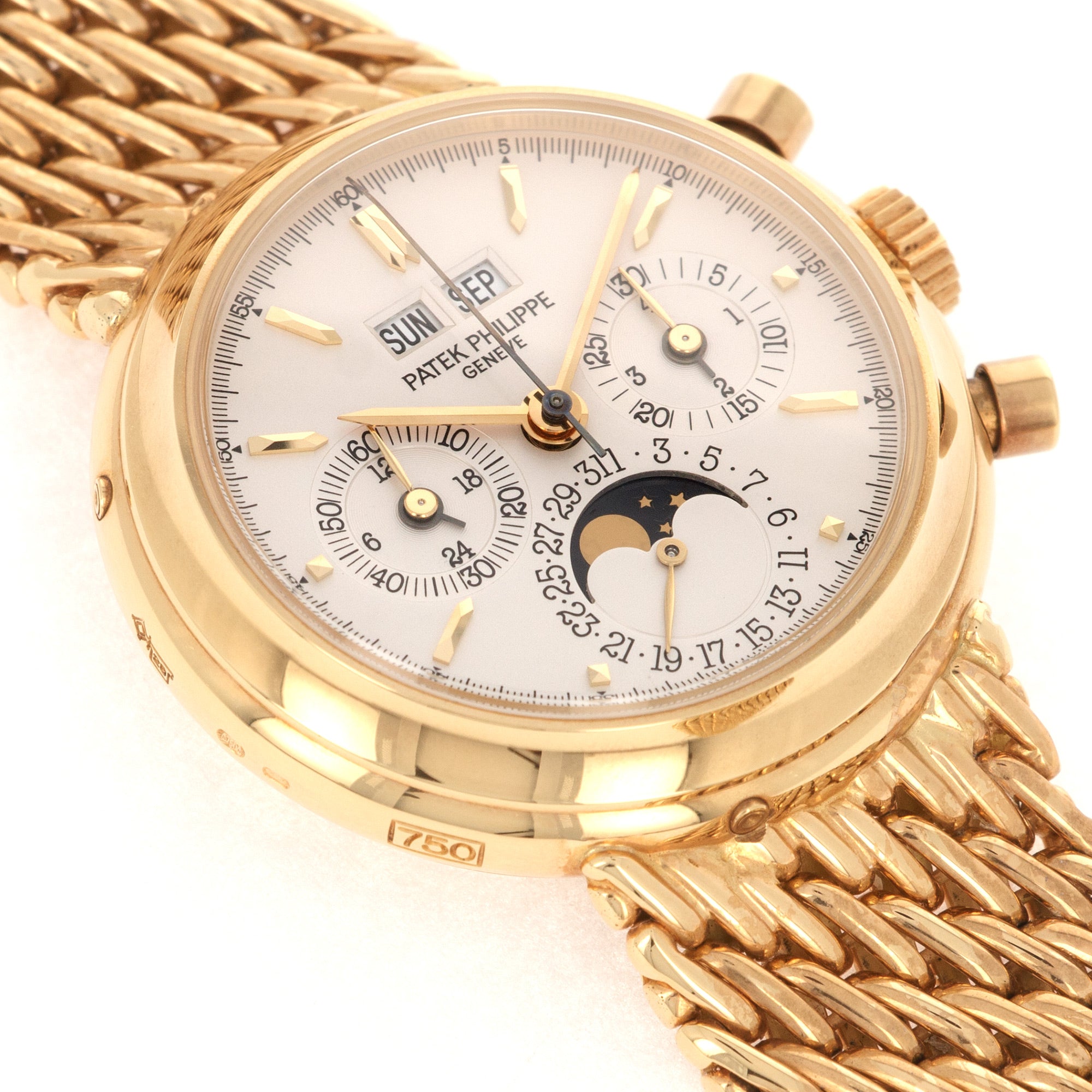 Patek Philippe - Patek Philippe Yellow Gold Perpetual Calendar Chronograph Watch Ref. 3970 - The Keystone Watches