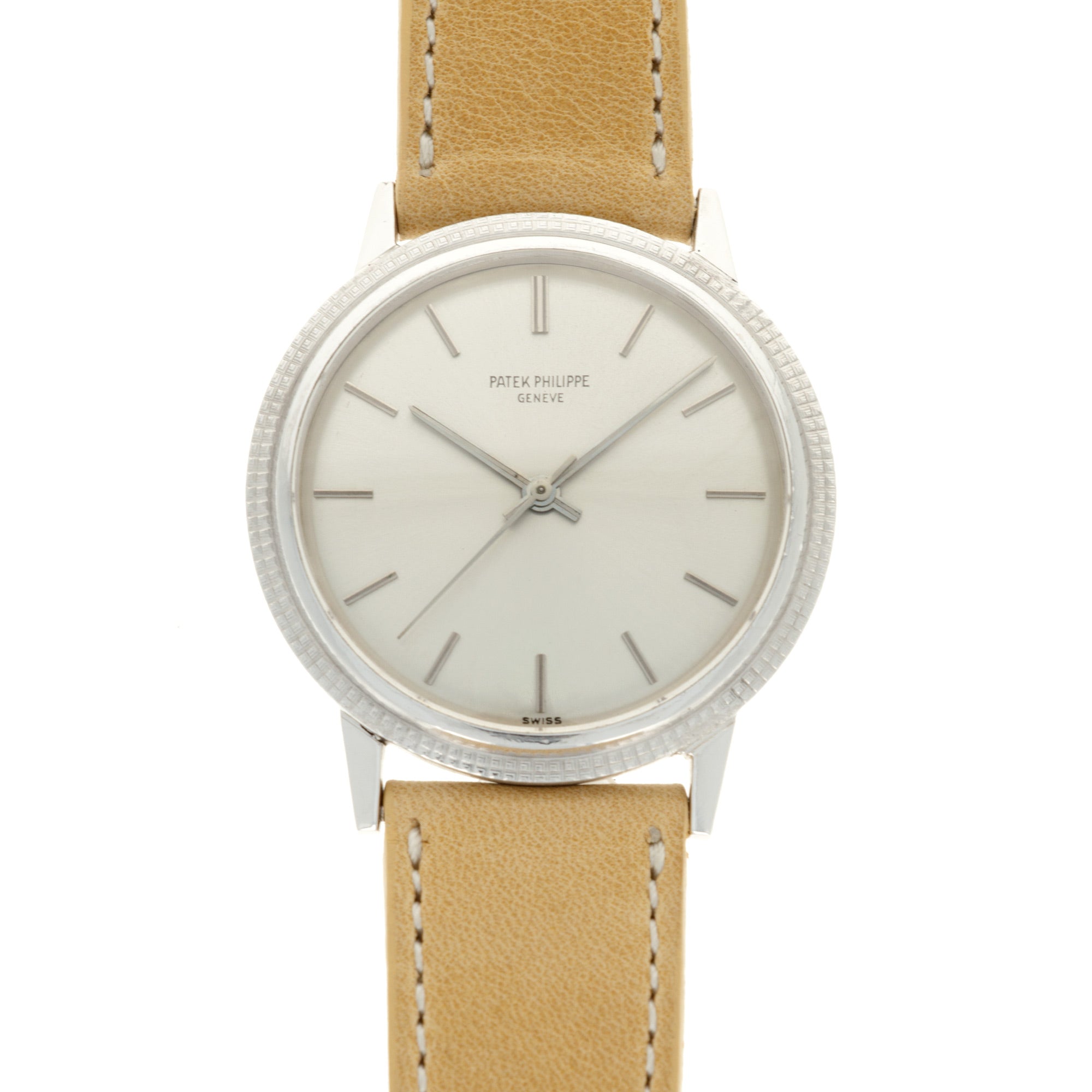 Patek Philippe - Patek Philippe White Gold Backwind Calatrava Ref. 3569 - The Keystone Watches