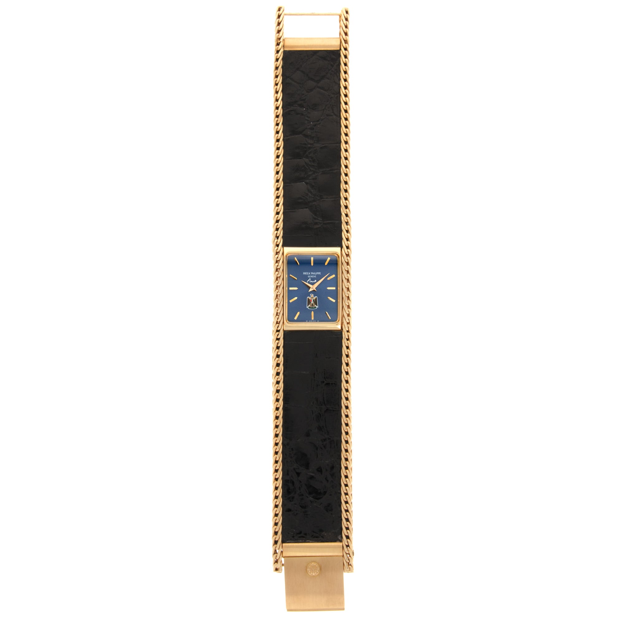Patek Philippe - Patek Philippe Yellow Gold Bracelet Watch Ref. 4241 with Iraqi Coat of Arms - The Keystone Watches