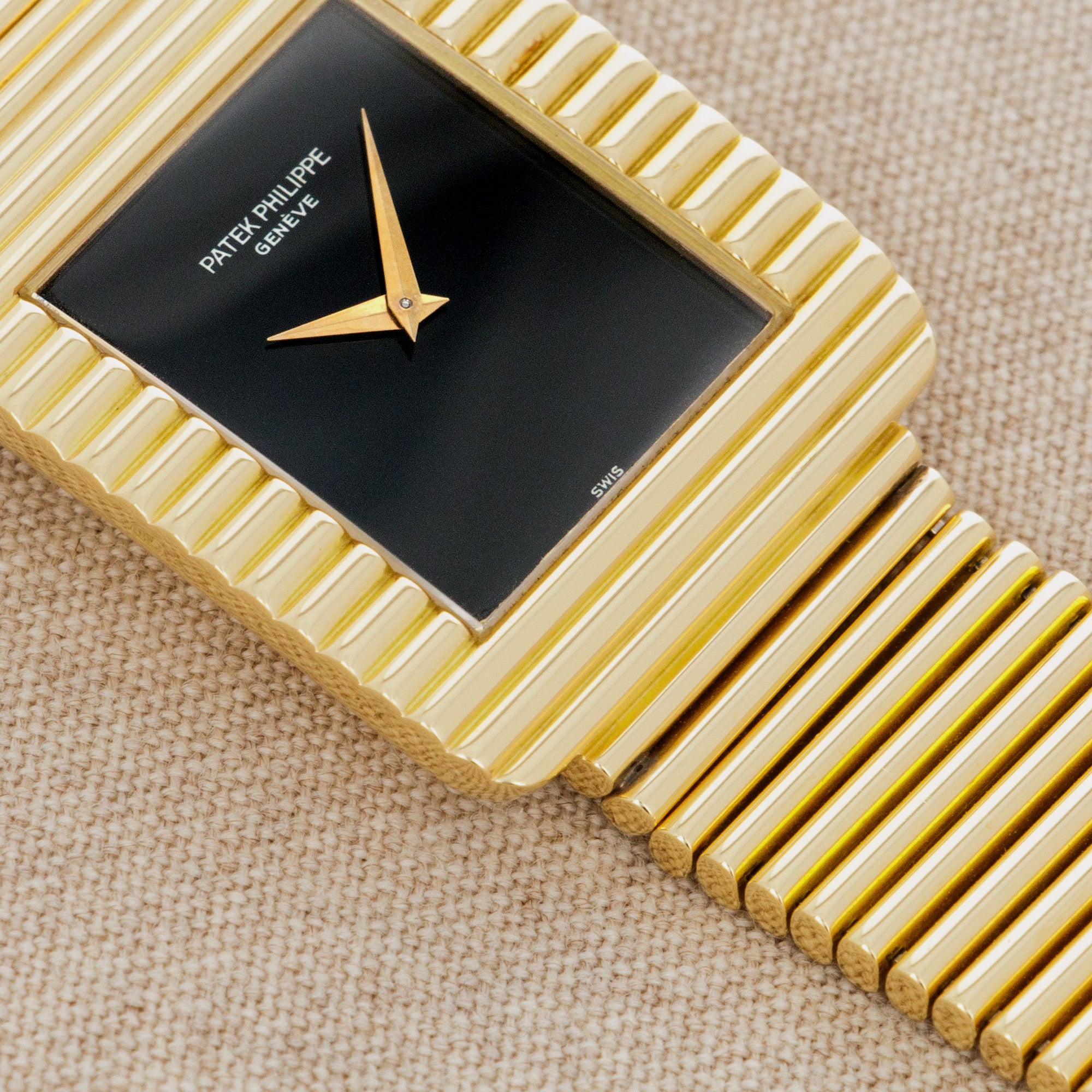 Patek Philippe - Patek Philippe Yellow Gold Onyx Dial Ref. 3733 - The Keystone Watches