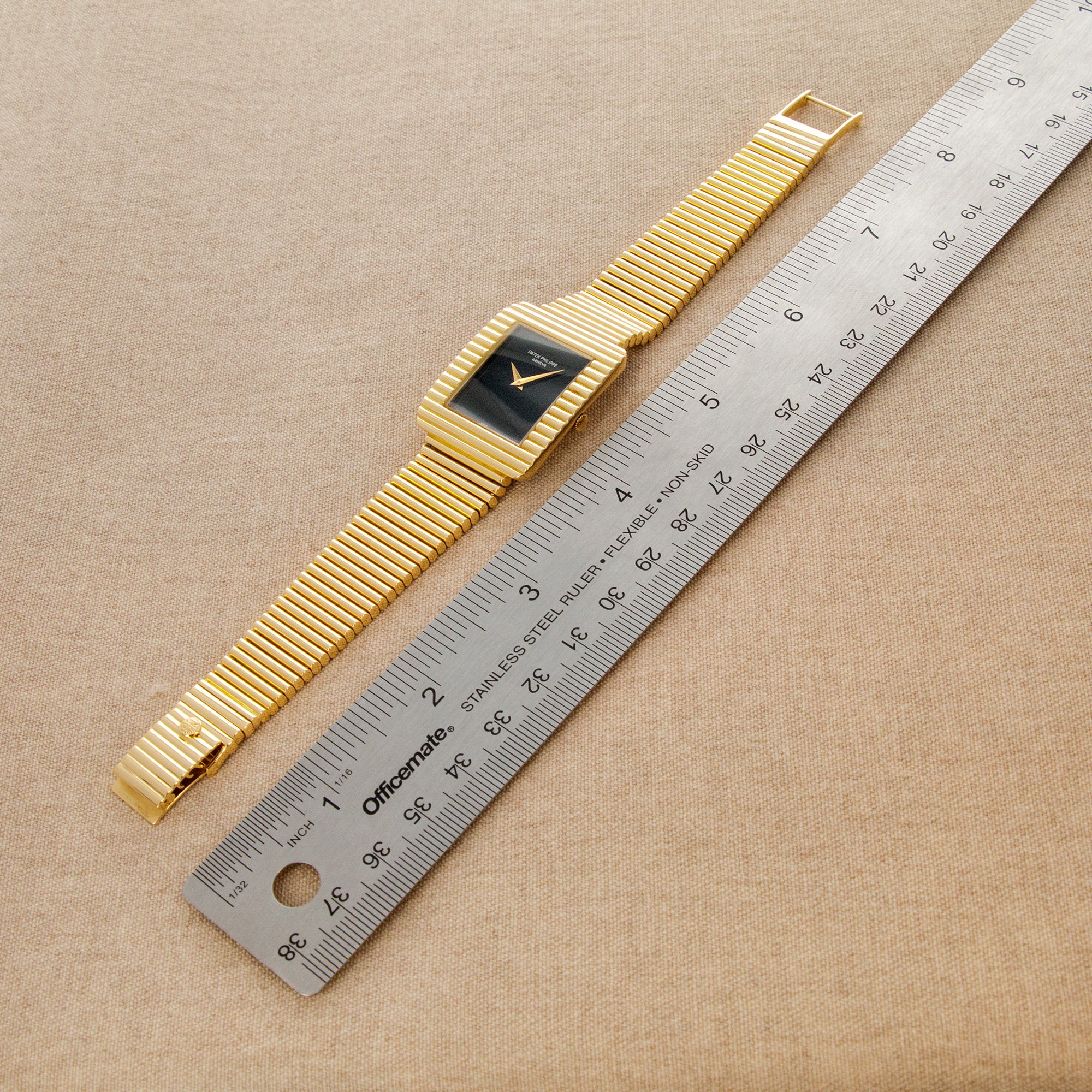 Patek Philippe - Patek Philippe Yellow Gold Onyx Dial Ref. 3733 - The Keystone Watches