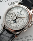 Patek Philippe - Patek Philippe White Gold Perpetual Calendar Chronograph Ref. 5270G-018 - The Keystone Watches