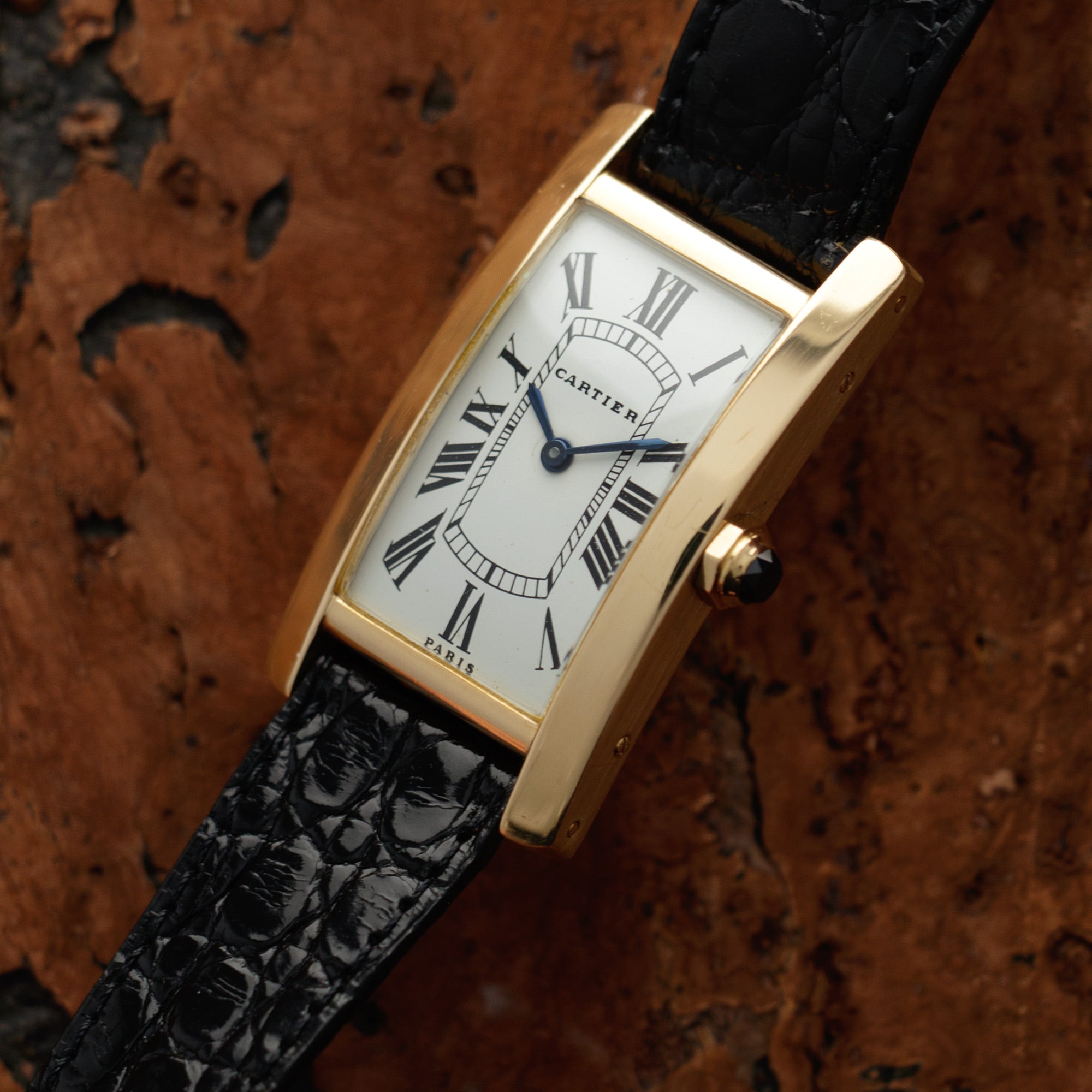 Cartier - Cartier Yellow Gold Tank Cintree - The Keystone Watches