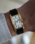 Cartier - Cartier Yellow Gold Tank Cintree - The Keystone Watches