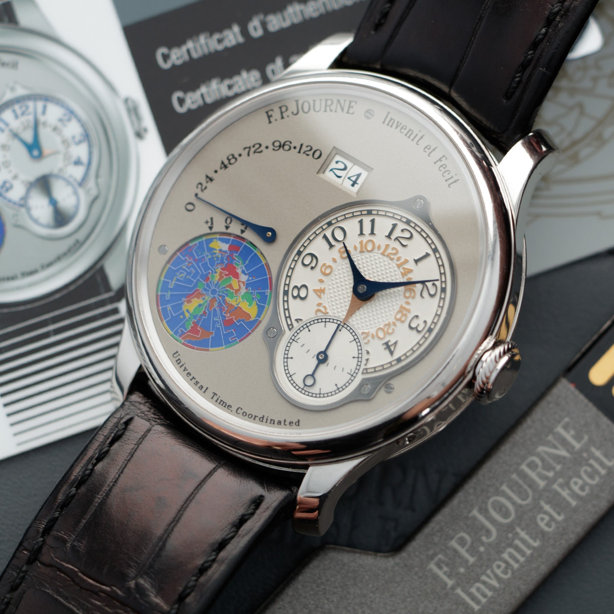 FP Journe - F.P. Journe Platinum Octa UTC 38mm - The Keystone Watches