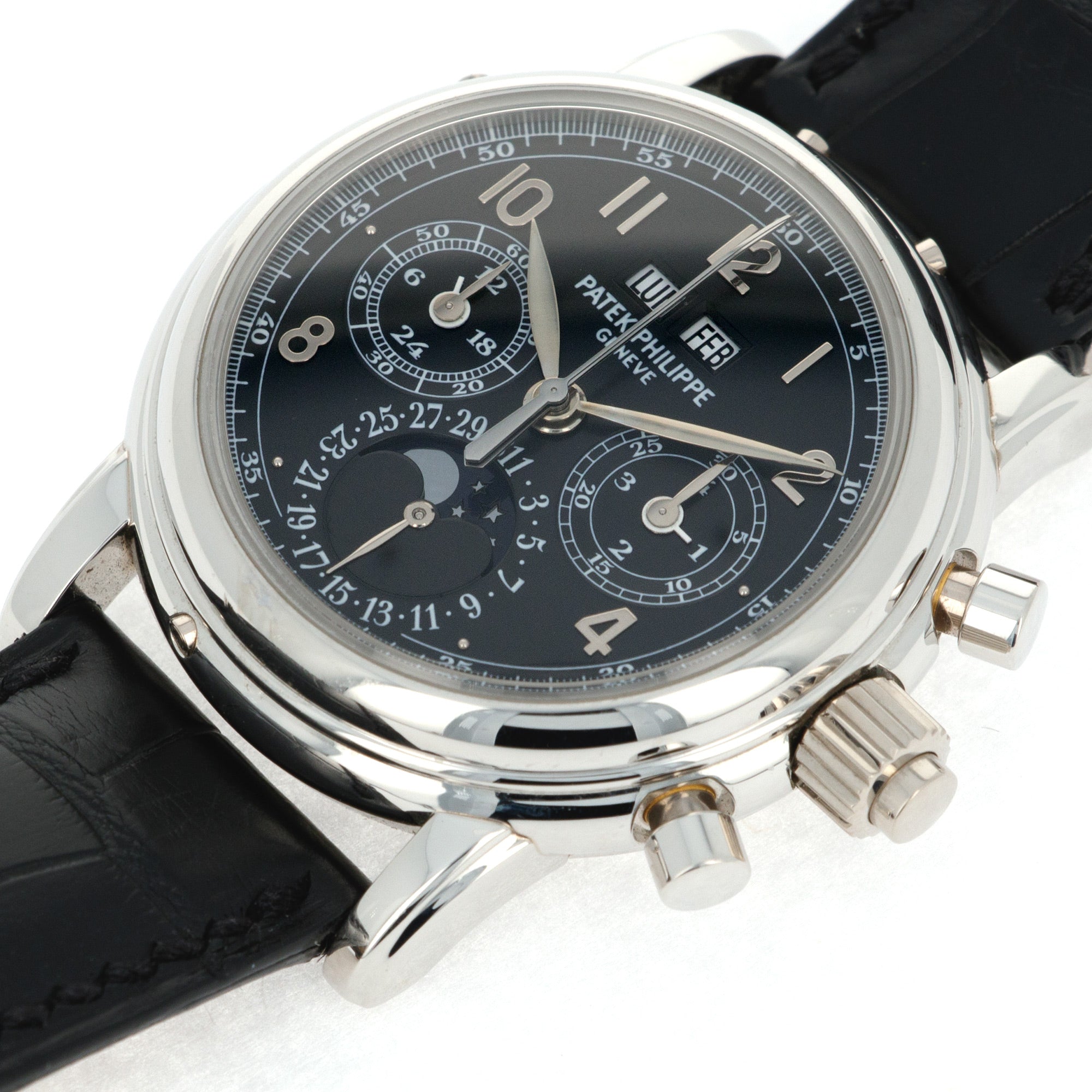 Patek Philippe - Patek Philippe Platinum Perpetual Calendar Split Seconds Chrono Ref. 5004 - The Keystone Watches