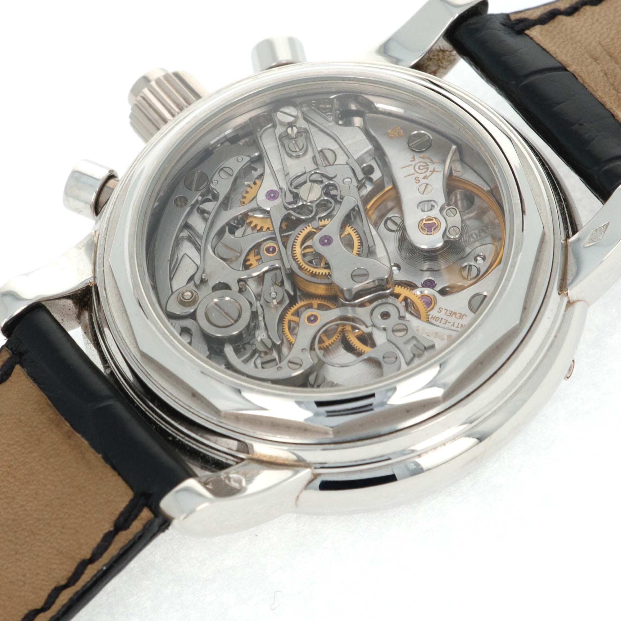 Patek Philippe - Patek Philippe Platinum Perpetual Calendar Split Seconds Chrono Ref. 5004 - The Keystone Watches