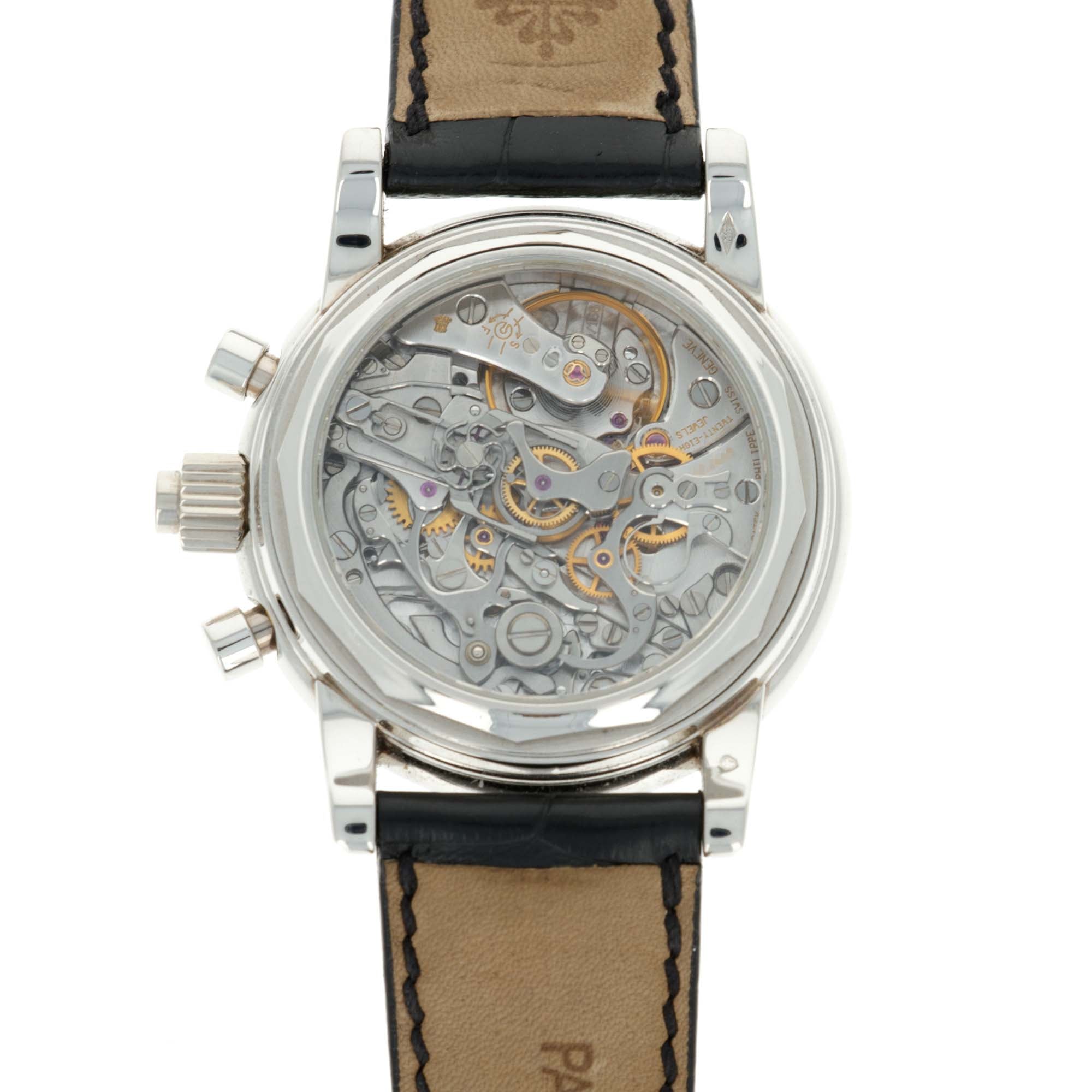 Patek Philippe - Patek Philippe Platinum Perpetual Calendar Split Seconds Chrono Ref. 5004 - The Keystone Watches
