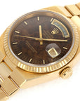 Rolex - Rolex Yellow Gold Day-Date Oysterquartz Ref. 19018 with Wood Dial - The Keystone Watches