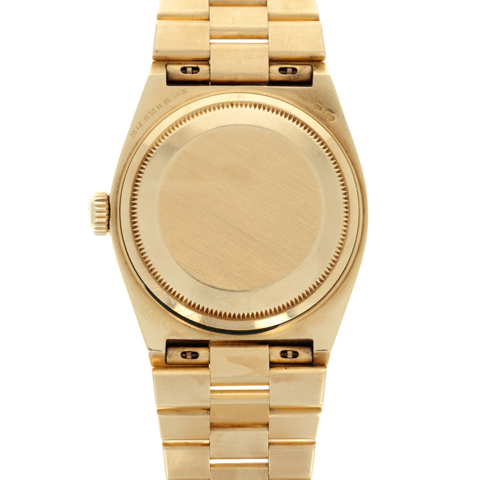 Rolex - Rolex Yellow Gold Day-Date Oysterquartz Ref. 19018 with Wood Dial - The Keystone Watches