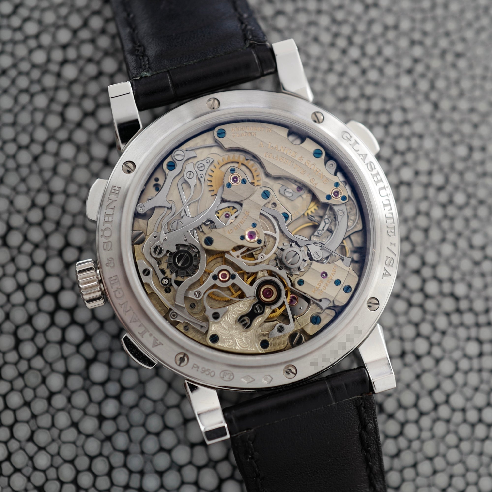 A. Lange & Sohne - A. Lange & Sohne Platinum Rattrapante Perpetual Calendar Ref. 421.025 - The Keystone Watches