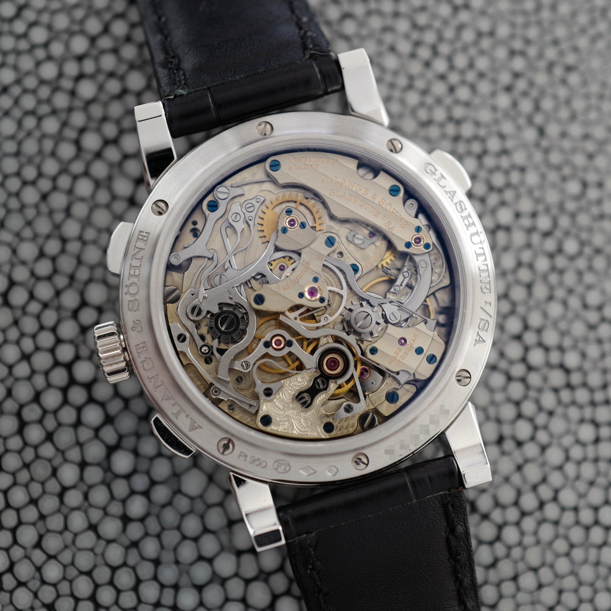 A. Lange &amp; Sohne - A. Lange &amp; Sohne Platinum Rattrapante Perpetual Calendar Ref. 421.025 - The Keystone Watches