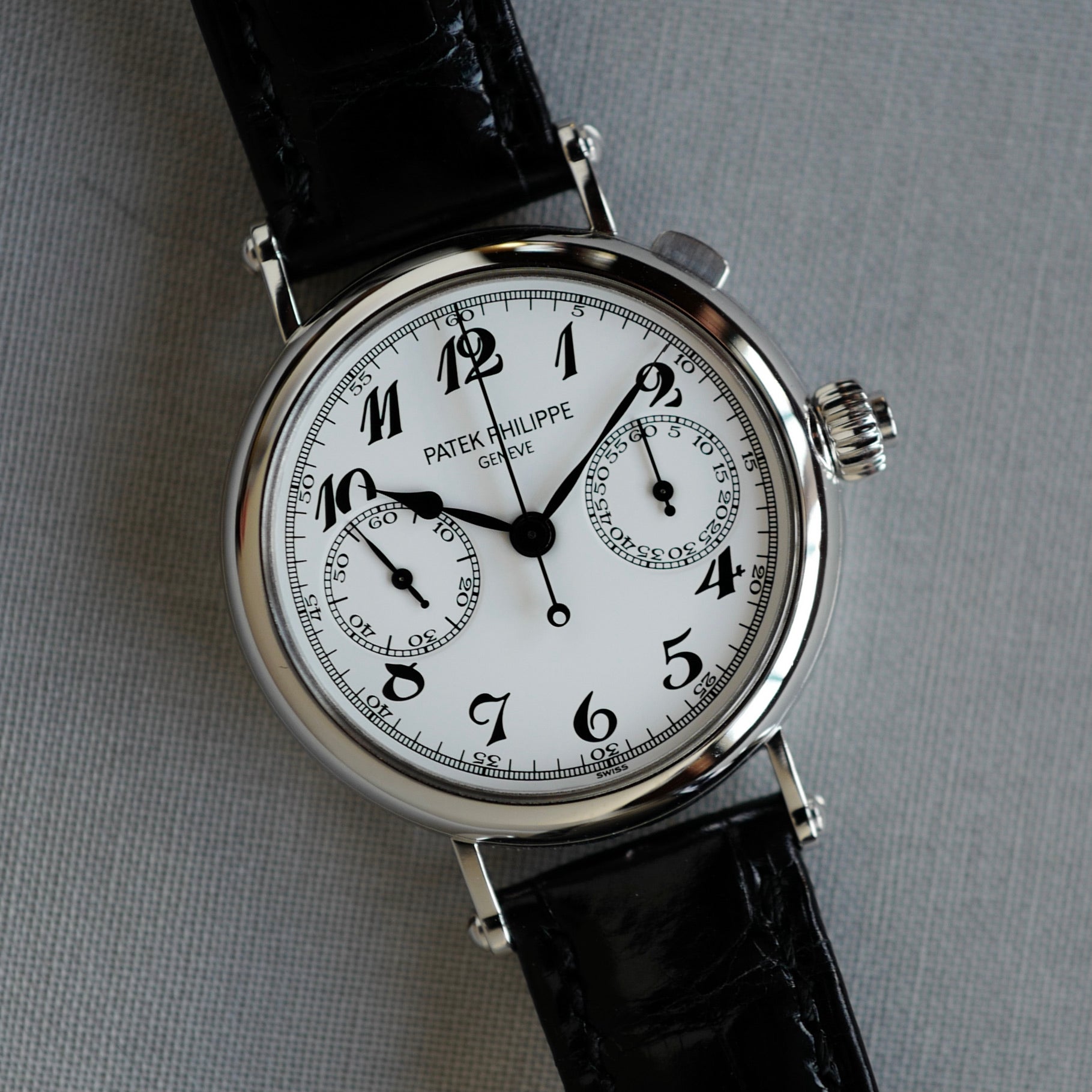 Patek Philippe - Patek Philippe Platinum Monopusher Split Seconds Chrono Ref. 5959 - The Keystone Watches