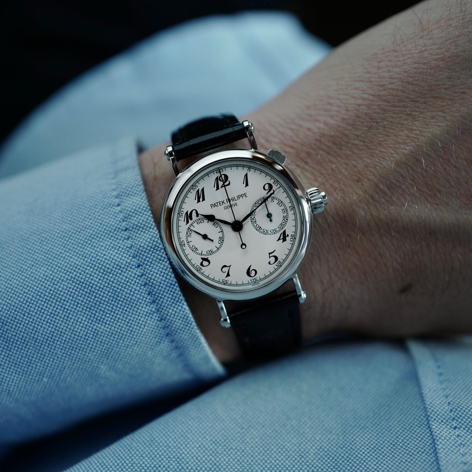 Patek Philippe - Patek Philippe Platinum Monopusher Split Seconds Chrono Ref. 5959 - The Keystone Watches