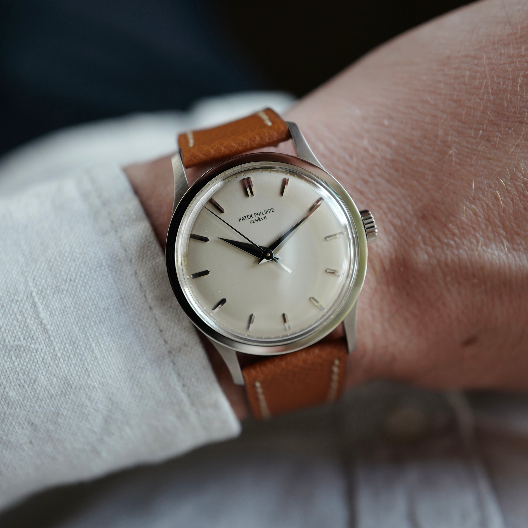 Patek Philippe - Patek Philippe White Gold Calatrava Ref. 570 - The Keystone Watches