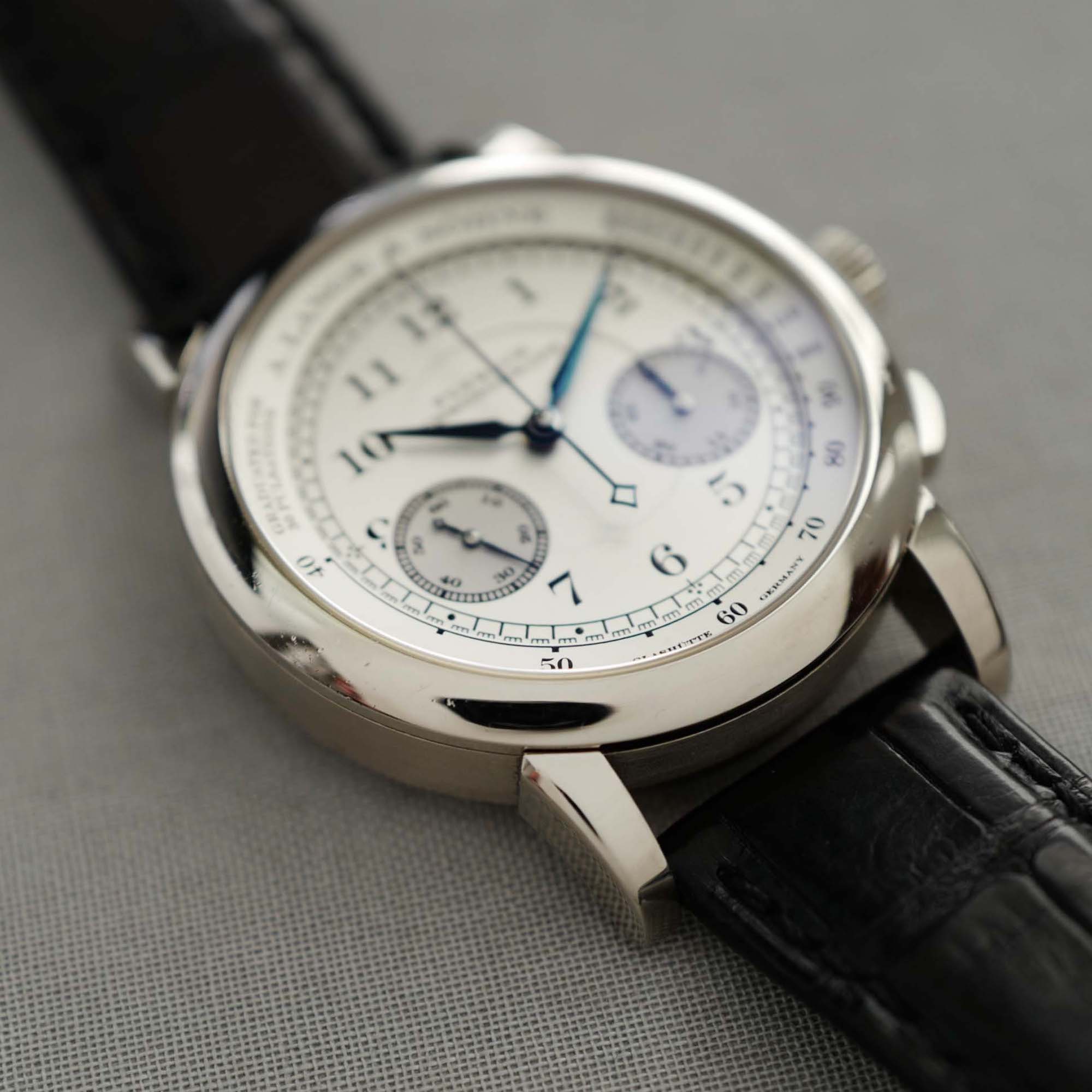 A. Lange &amp; Sohne - A. Lange Sohne White Gold Flyback Chronograph Ref. 401.026 - The Keystone Watches