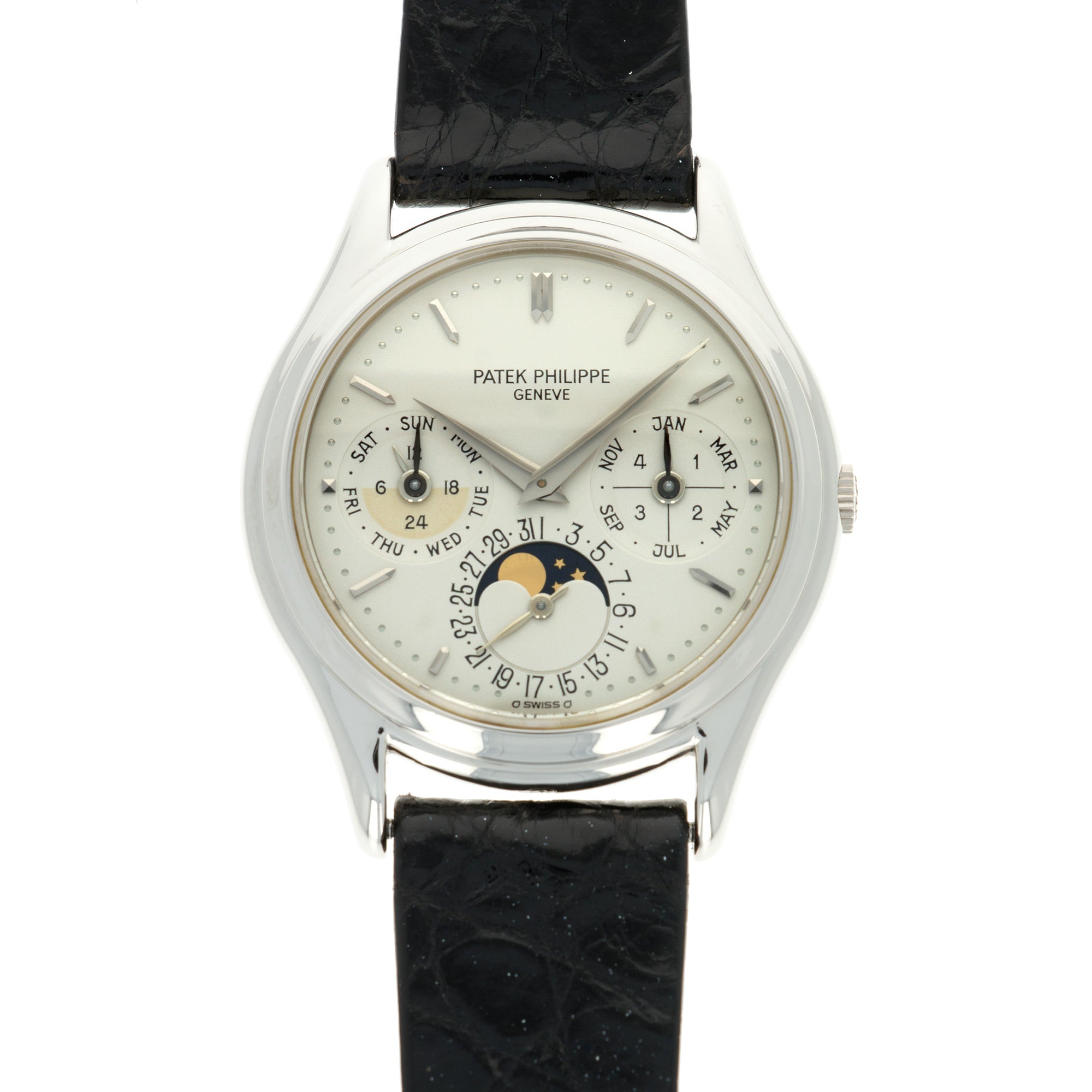 Patek Philippe - Patek Philippe Platinum Perpetual Ref. 3940 with Box and Papers - The Keystone Watches