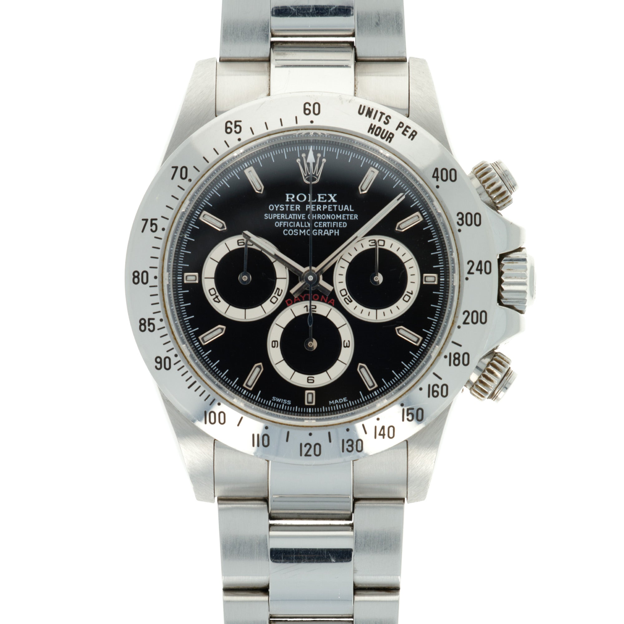 Rolex - Rolex Steel Zenith Daytona Ref. 16520 with Original Caseback Sticker - The Keystone Watches