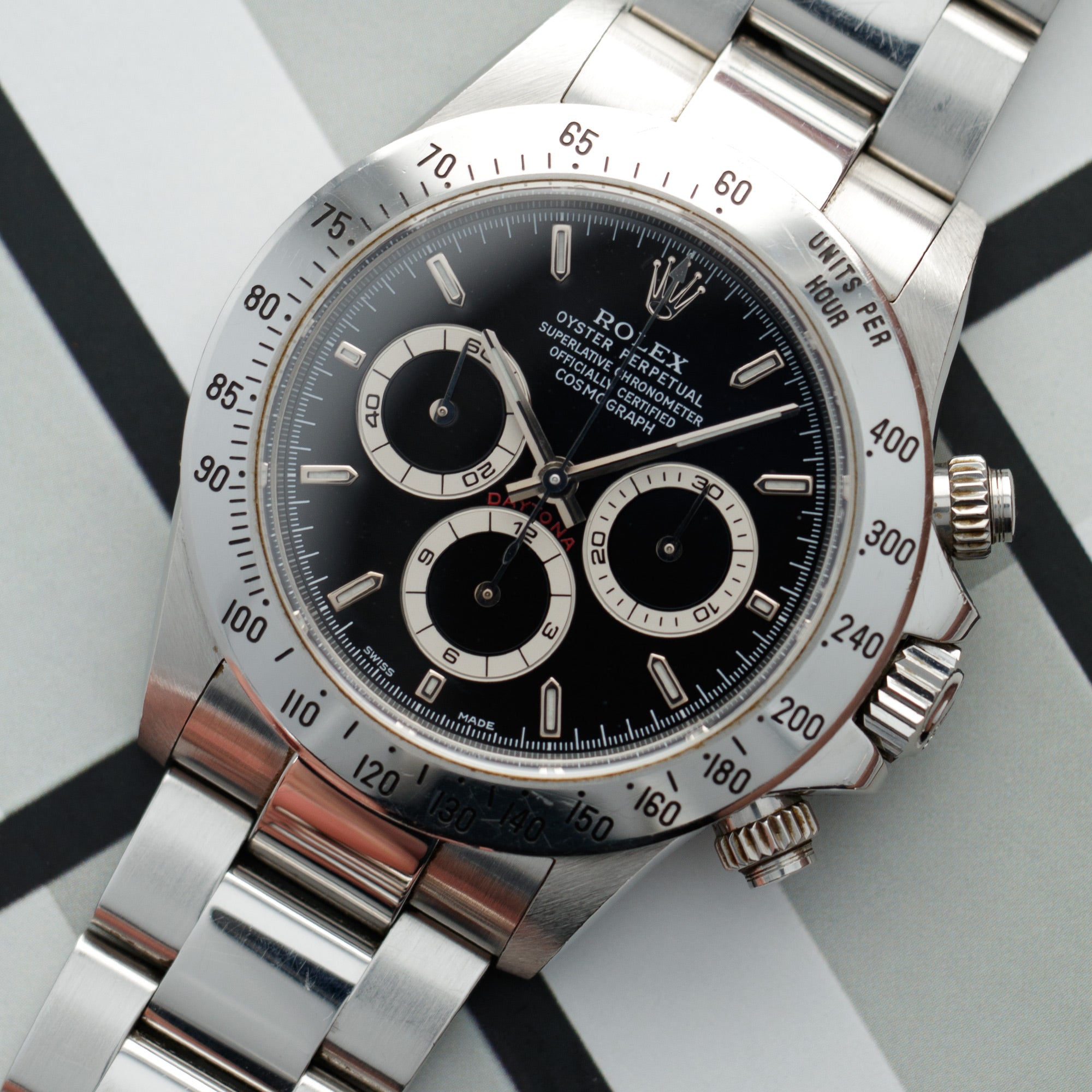 Rolex - Rolex Steel Zenith Daytona Ref. 16520 with Original Caseback Sticker - The Keystone Watches