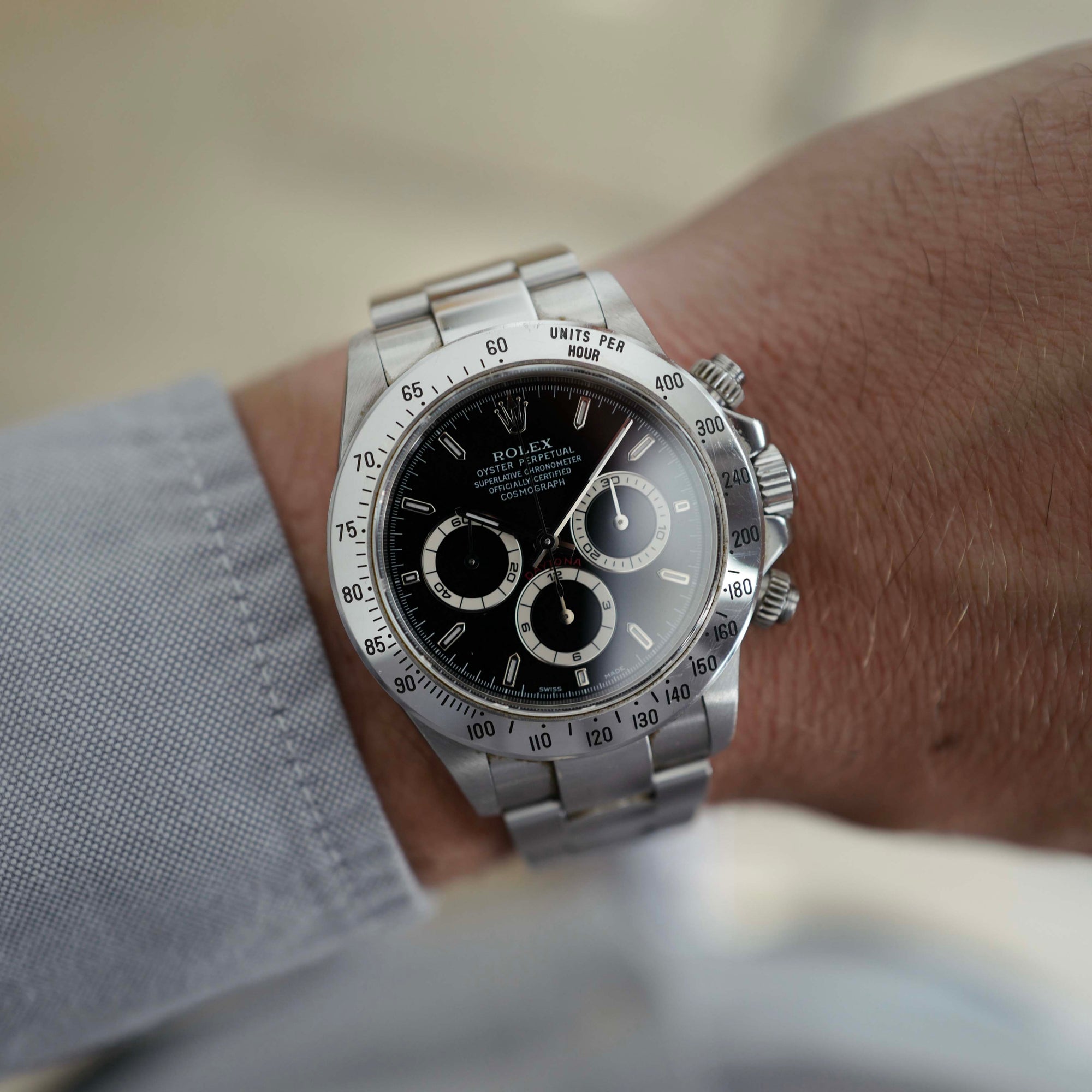 Rolex - Rolex Steel Zenith Daytona Ref. 16520 with Original Caseback Sticker - The Keystone Watches