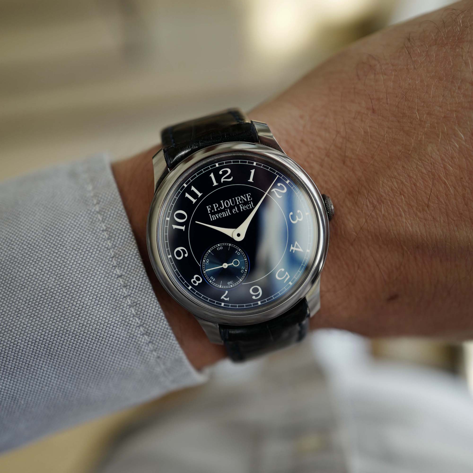 FP Journe - F.P. Journe Tantalum Chronometre Bleu Watch with Original Box and Warranty Card - The Keystone Watches