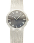 Patek Philippe - Patek Philippe White Gold Auto Ref. 3591 with Box and Papers - The Keystone Watches