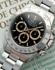 Rolex - Rolex Steel Zenith Daytona Ref. 16520 with Original Papers and Brown Subdials - The Keystone Watches