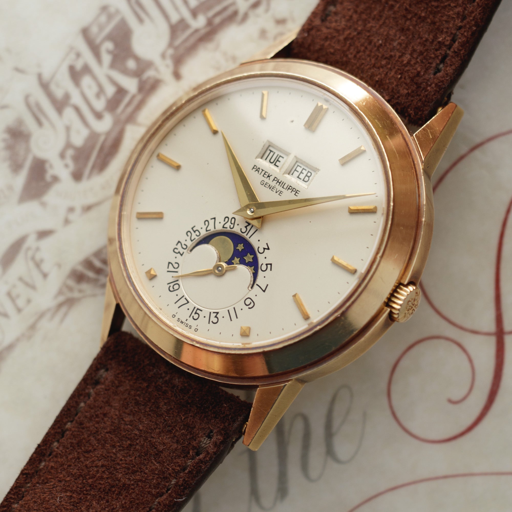 Patek Philippe - Patek Philippe Yellow Gold Perpetual Calendar Ref. 3448 - The Keystone Watches