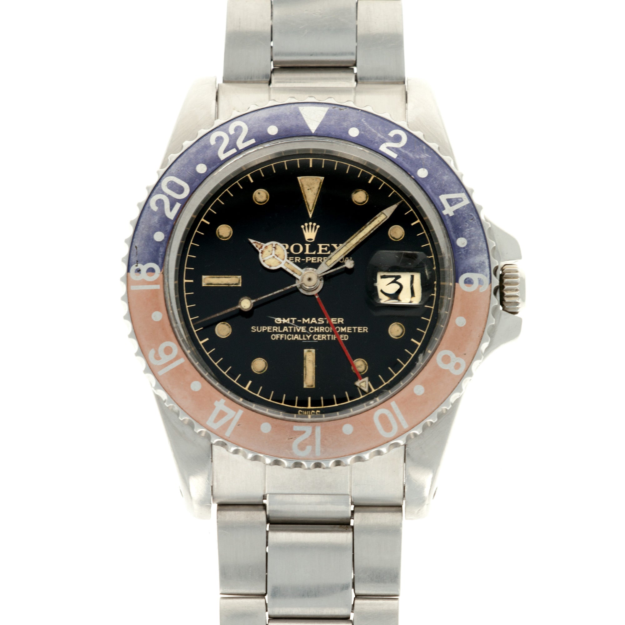 Rolex - Rolex Steel Gilt Underline Dial GMT-Master Ref. 1675 - The Keystone Watches