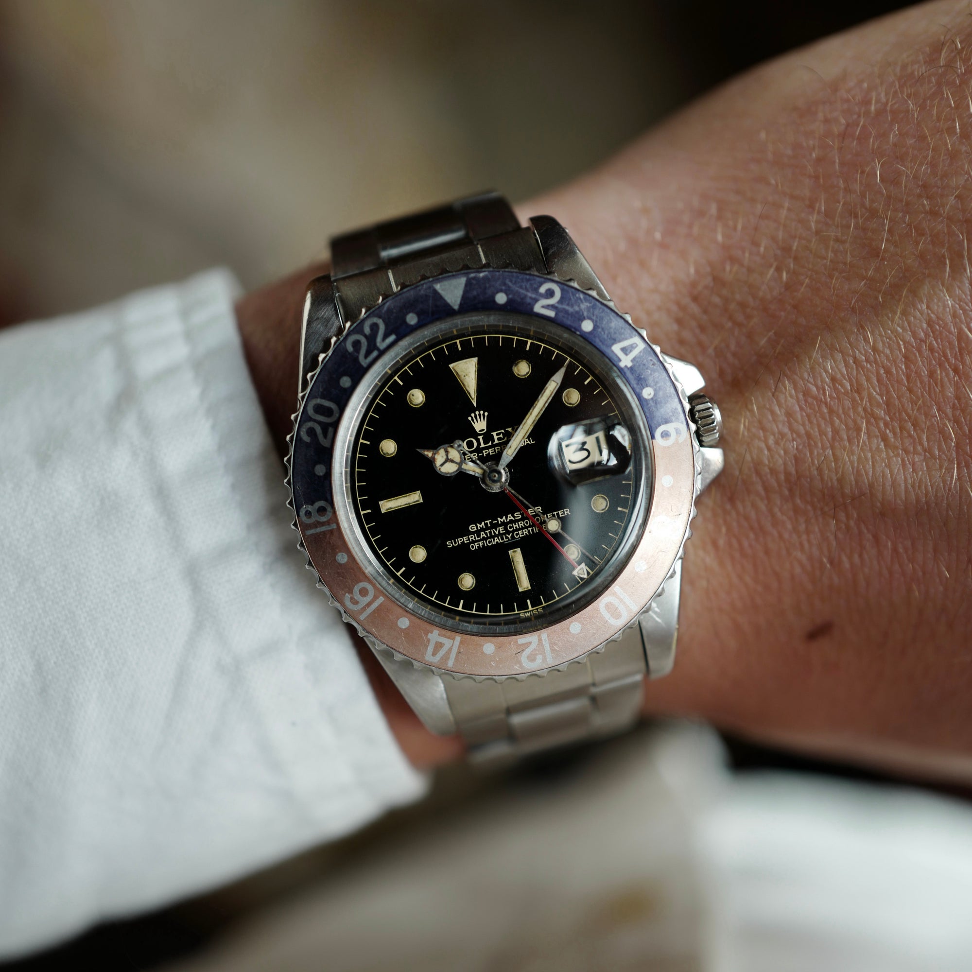 Rolex - Rolex Steel Gilt Underline Dial GMT-Master Ref. 1675 - The Keystone Watches