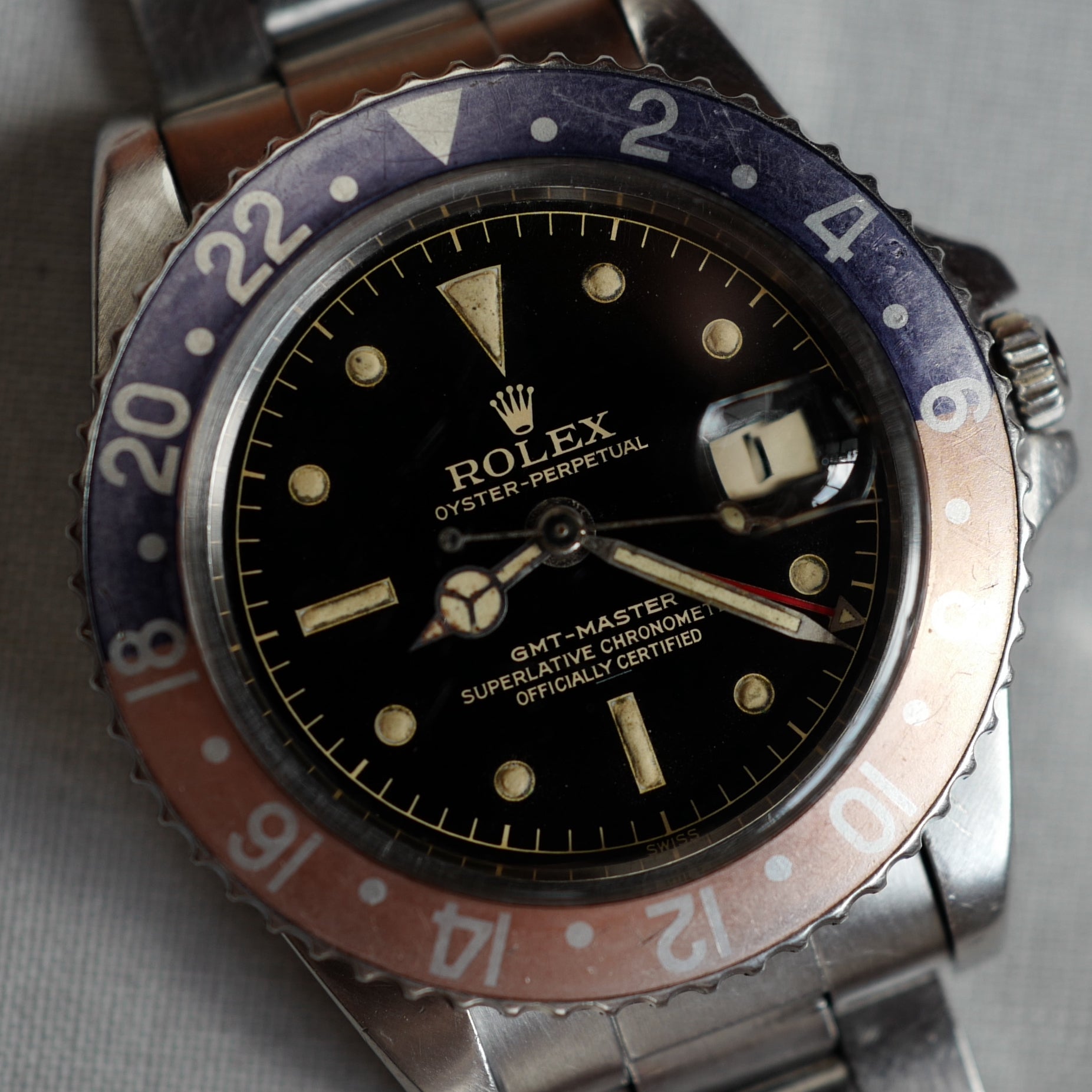 Rolex - Rolex Steel Gilt Underline Dial GMT-Master Ref. 1675 - The Keystone Watches