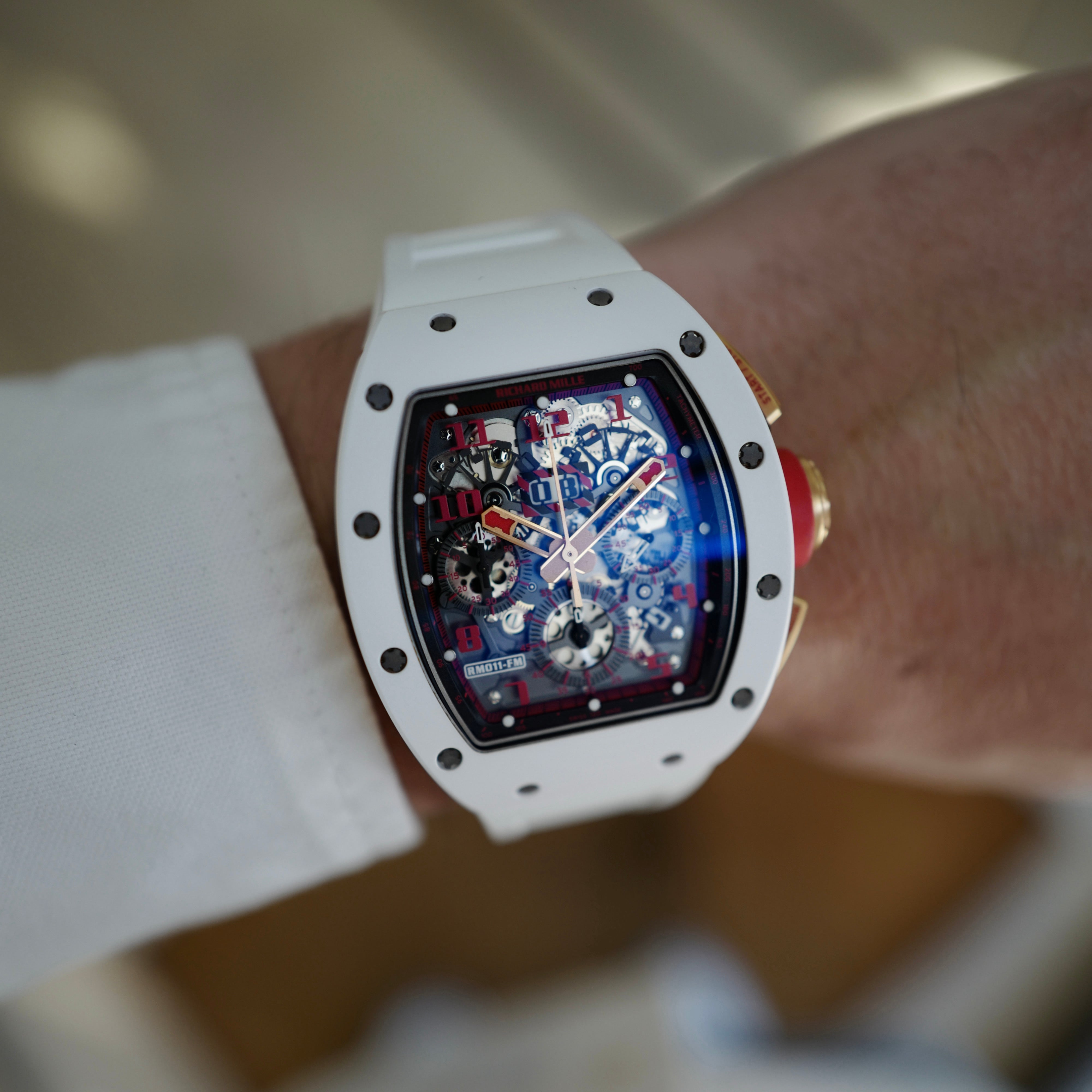 Richard Mille RM11 RM011 FM ATZ sand blasted ceramic The