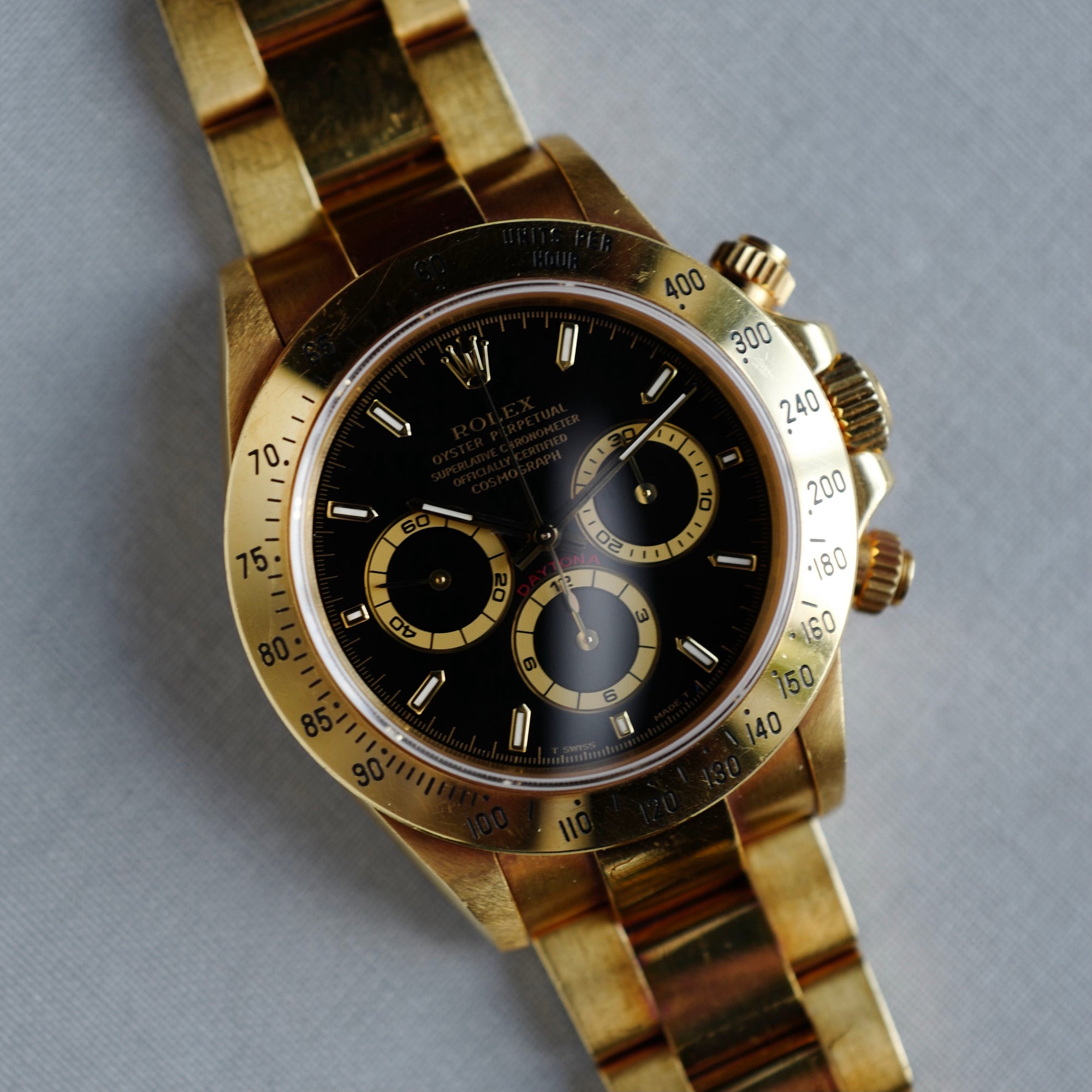 Rolex - Rolex Yellow Gold Cosmograph Daytona Ref. 16528 in Superb Condition - The Keystone Watches