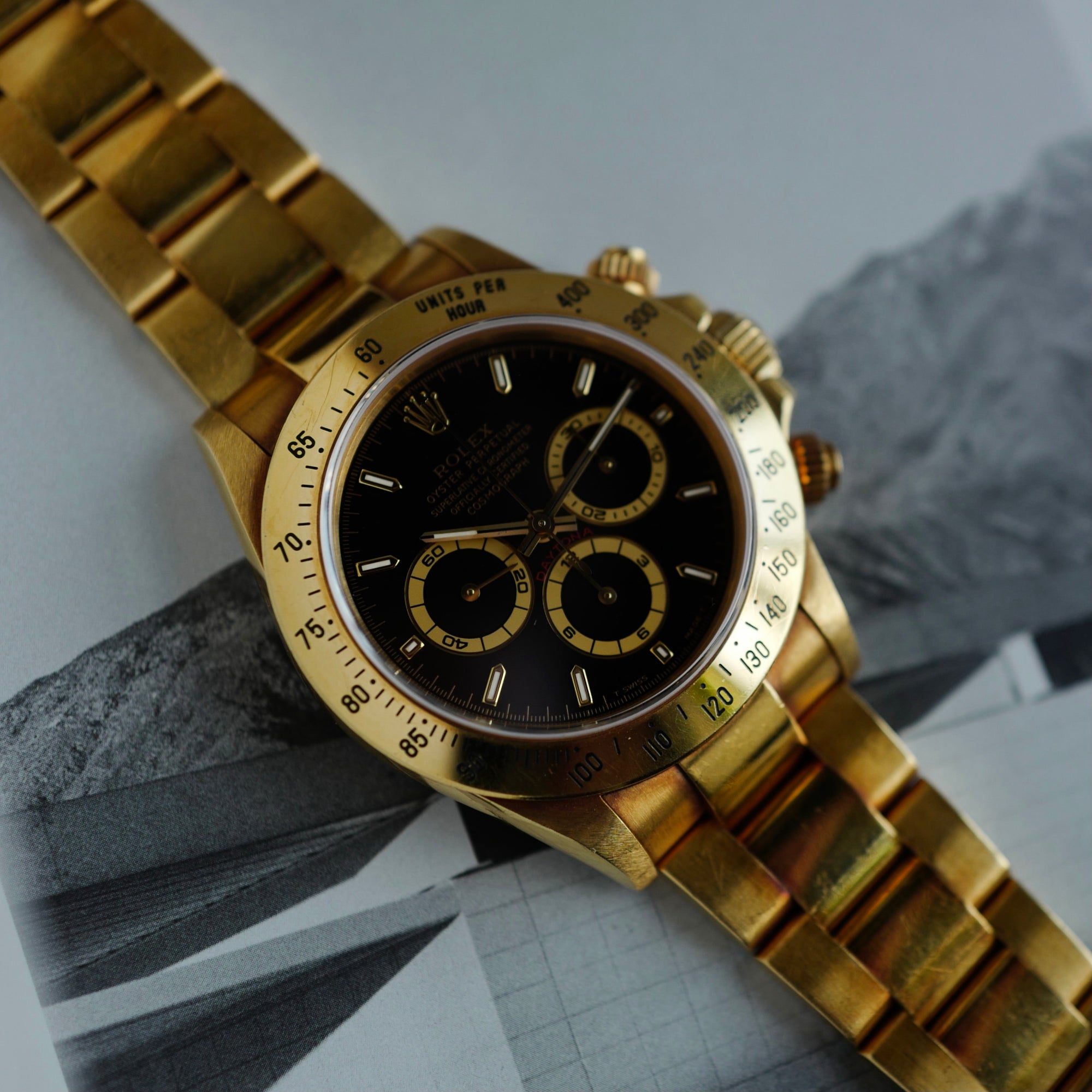 Rolex - Rolex Yellow Gold Cosmograph Daytona Ref. 16528 in Superb Condition - The Keystone Watches