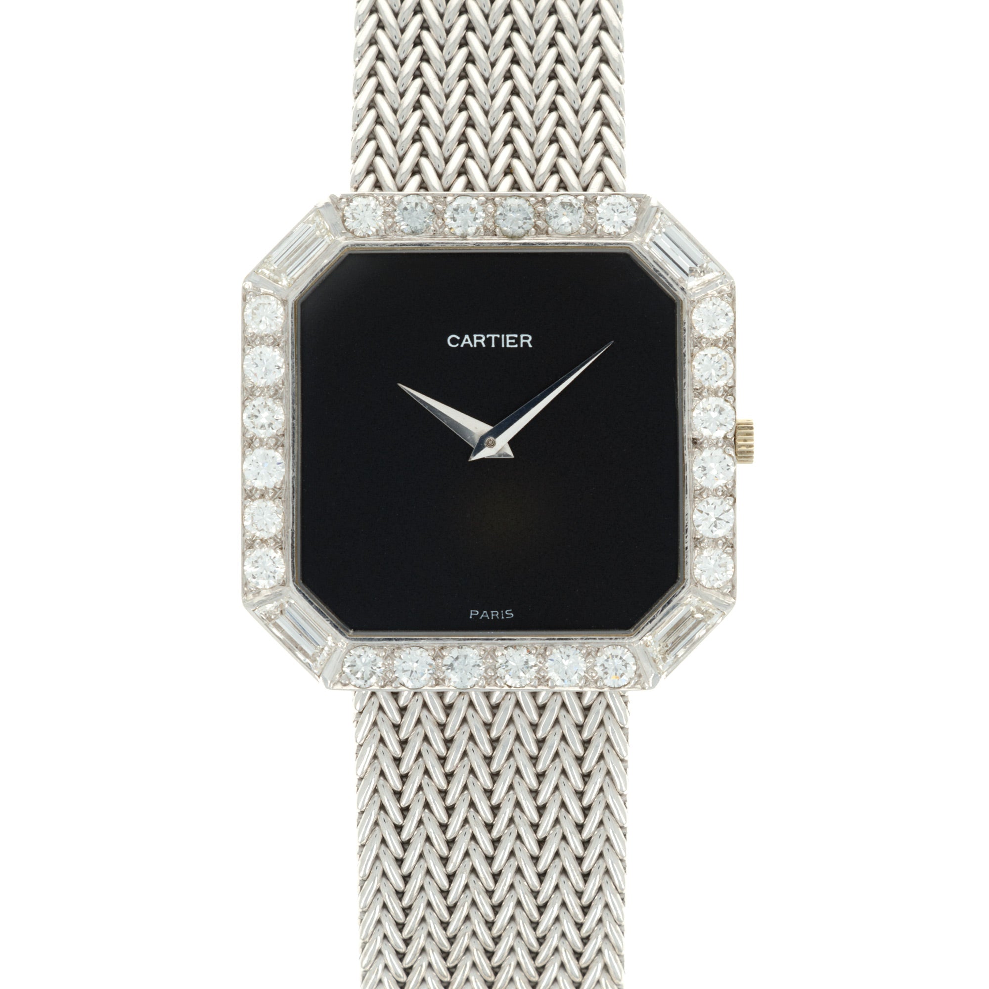 Cartier - Cartier White Gold Diamond Watch - The Keystone Watches
