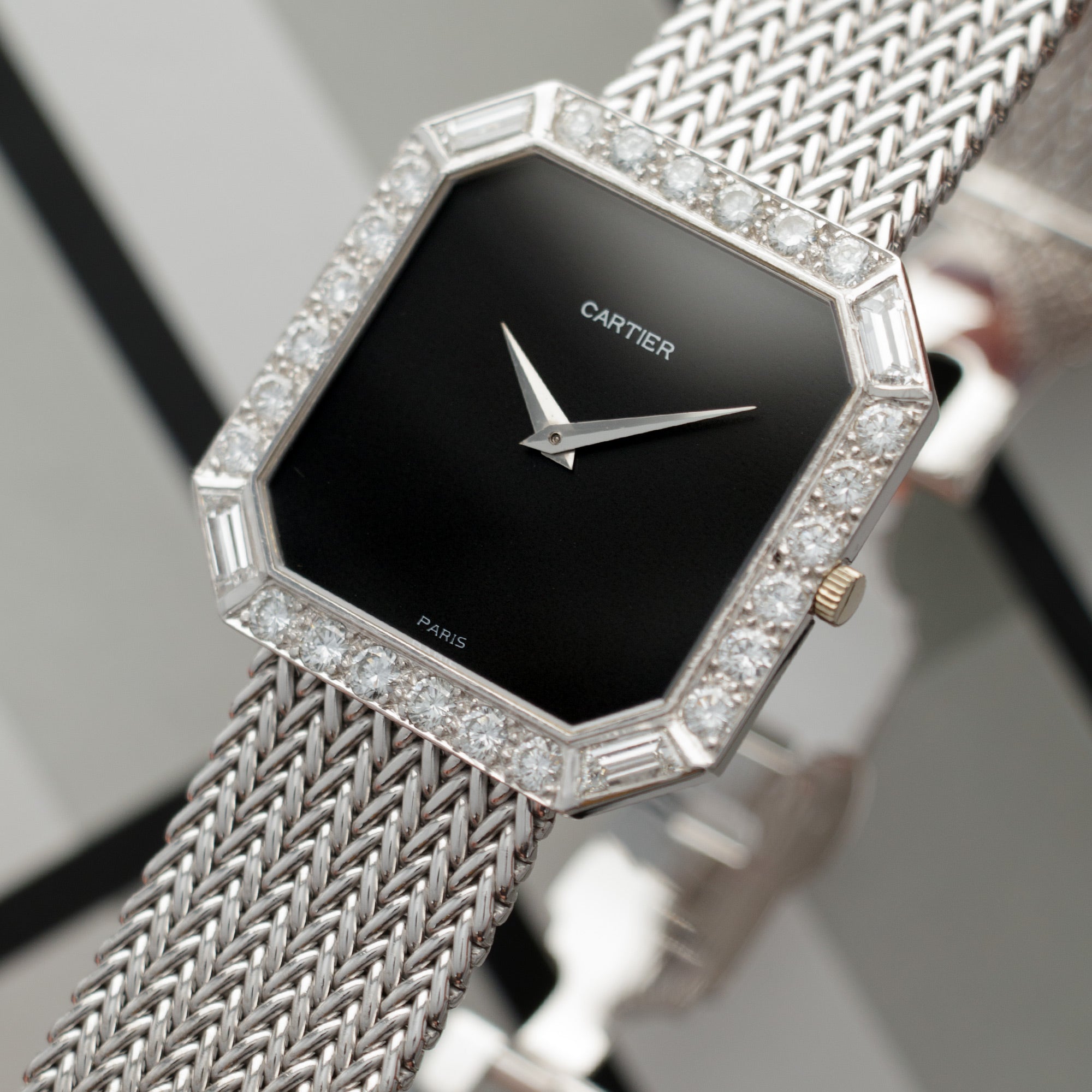 Cartier - Cartier White Gold Diamond Watch - The Keystone Watches