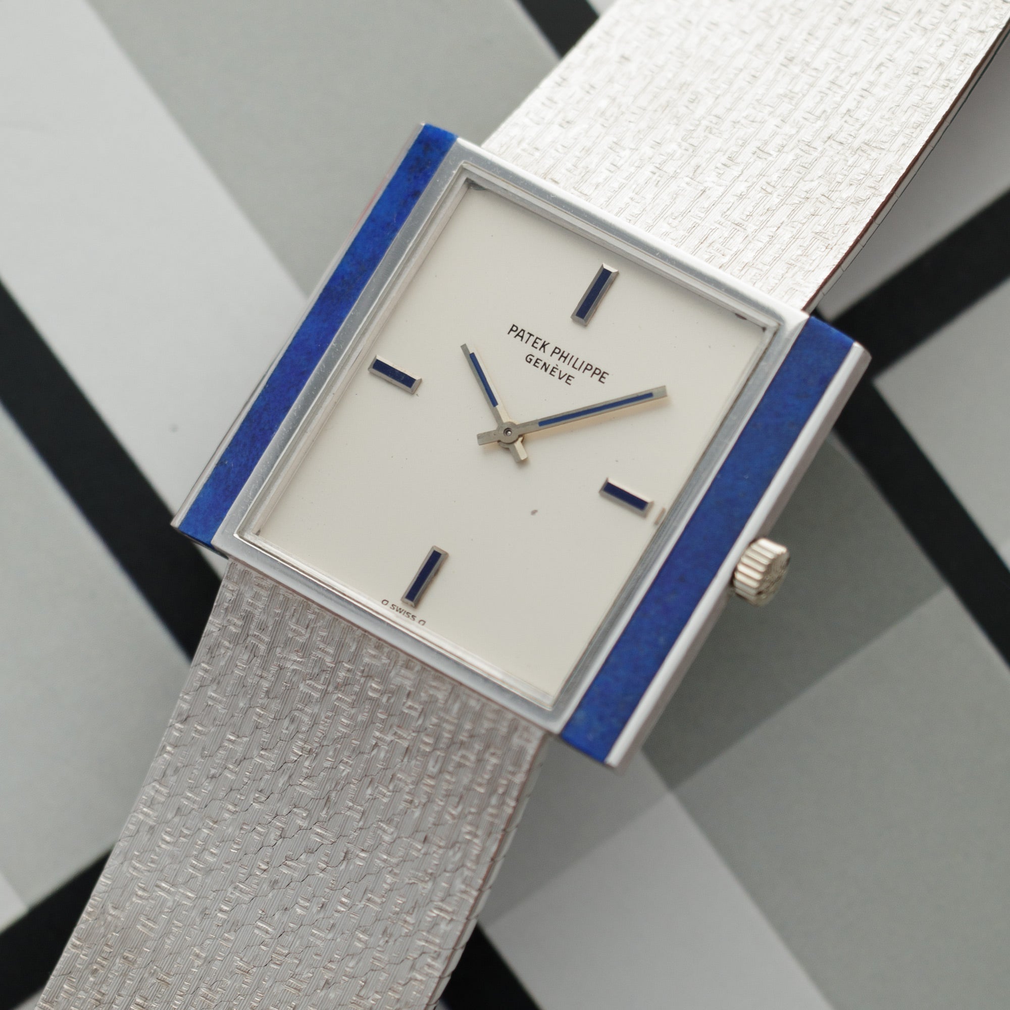 Patek Philippe - Patek Philippe White Gold Lapis Watch Ref. 3578 - The Keystone Watches
