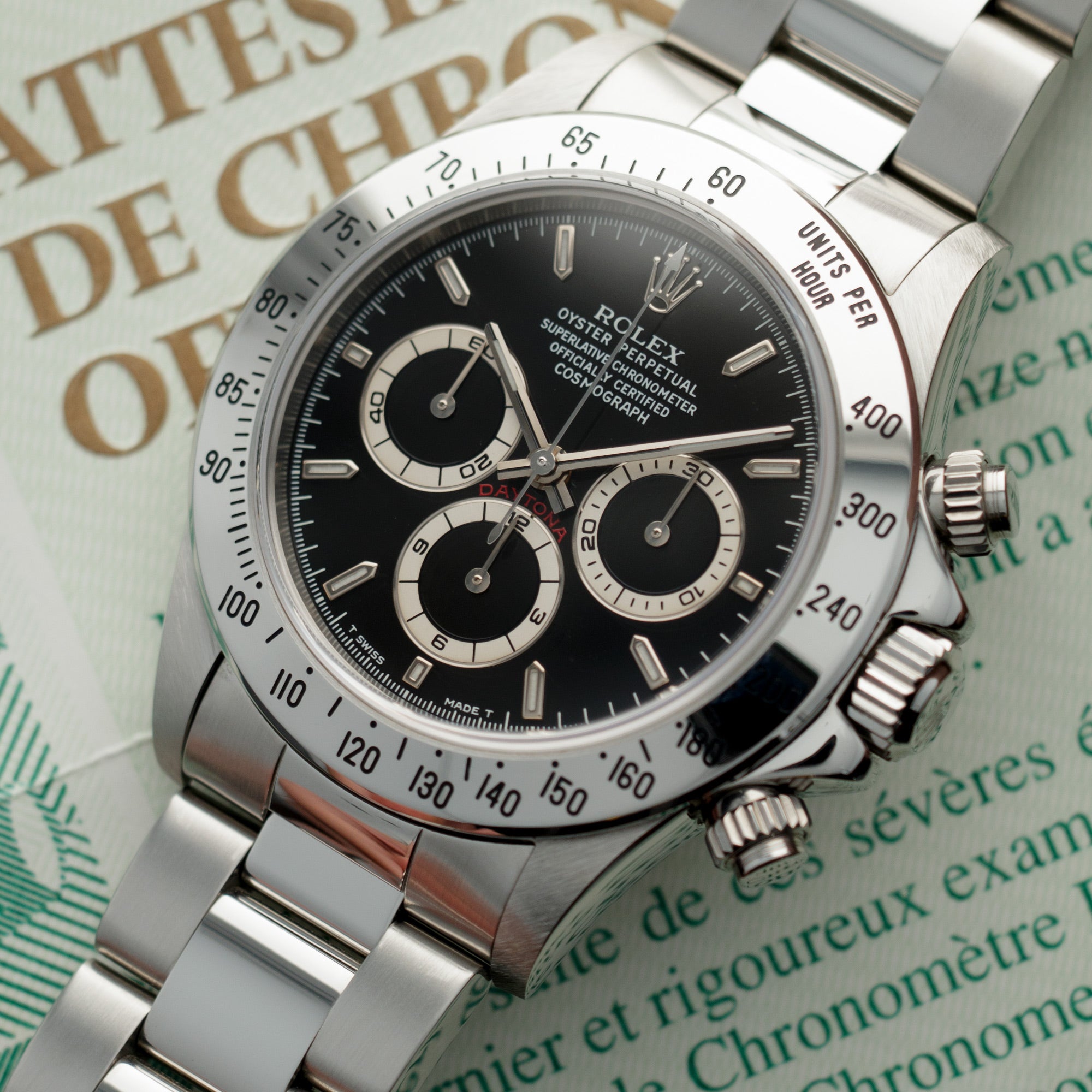 Rolex - Rolex Steel Zenith Daytona Ref. 16520 in New Old Stock Condition with Warranty - The Keystone Watches