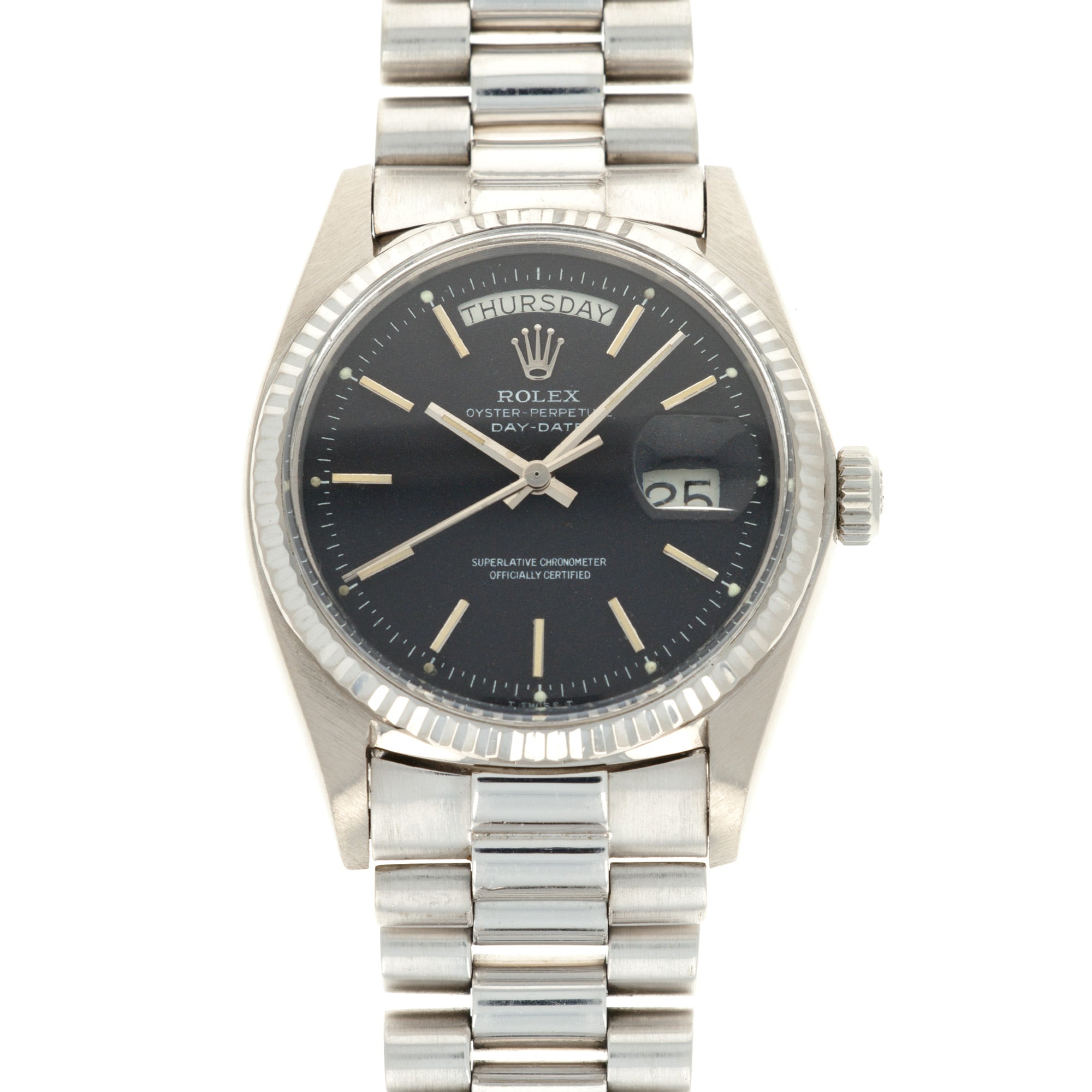 Rolex - Rolex White Gold Confetti Day-Date Ref. 1803 - The Keystone Watches