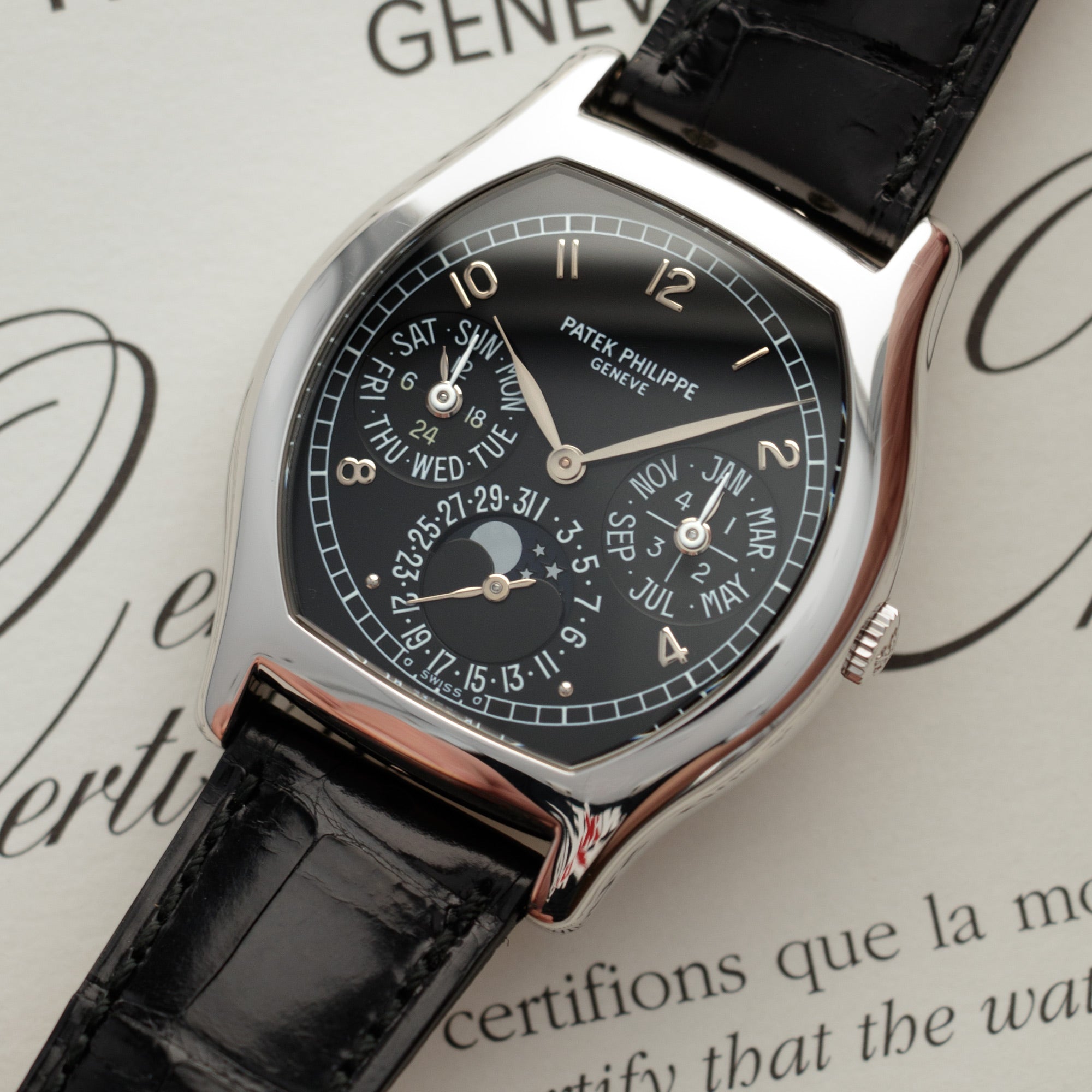 Patek Philippe - Patek Philippe Platinum Perpetual Calendar Watch Ref. 5040 - The Keystone Watches